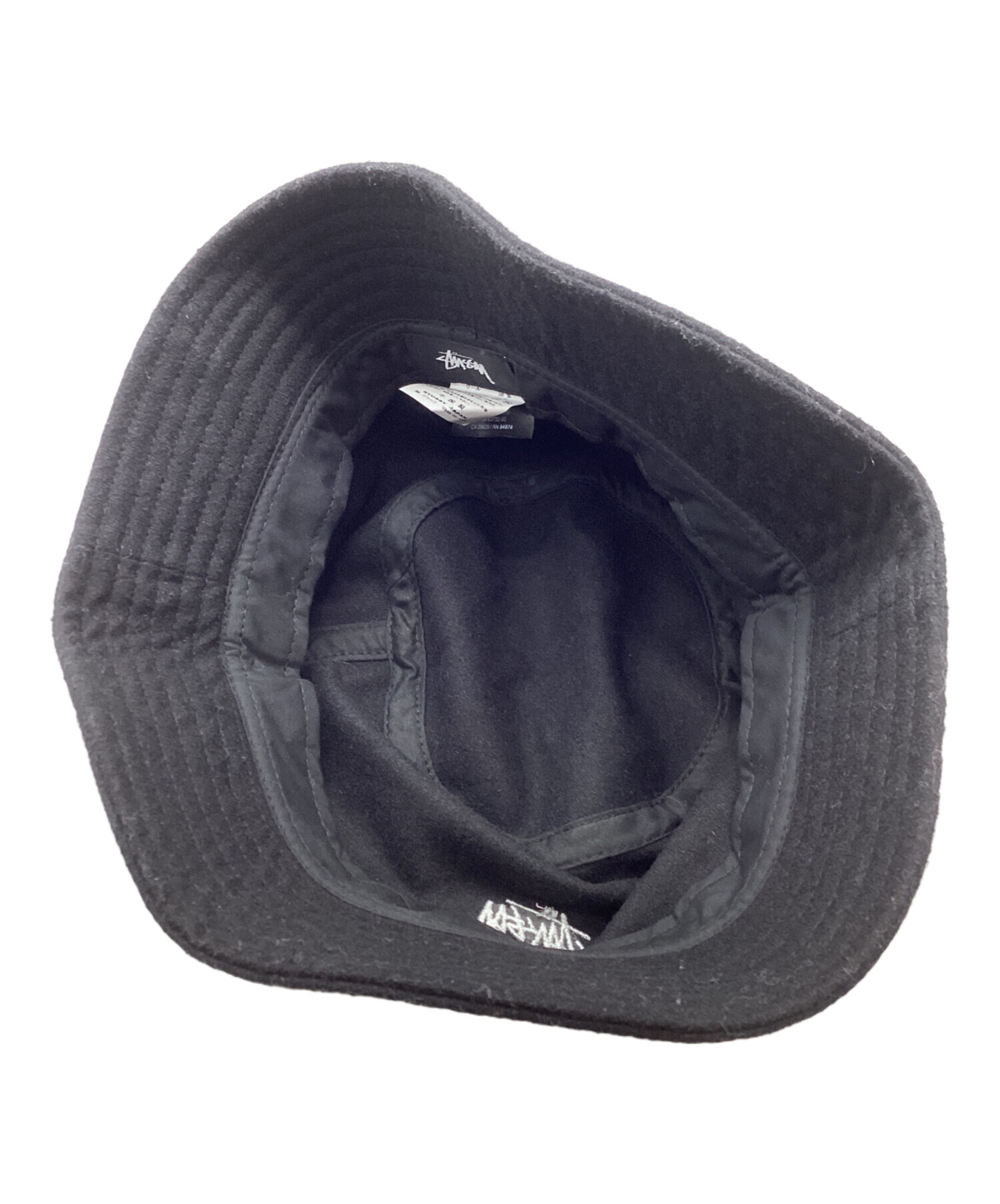 中古・古着通販】stussy (ステューシー) Melton Wool Deep Bucket Hat 