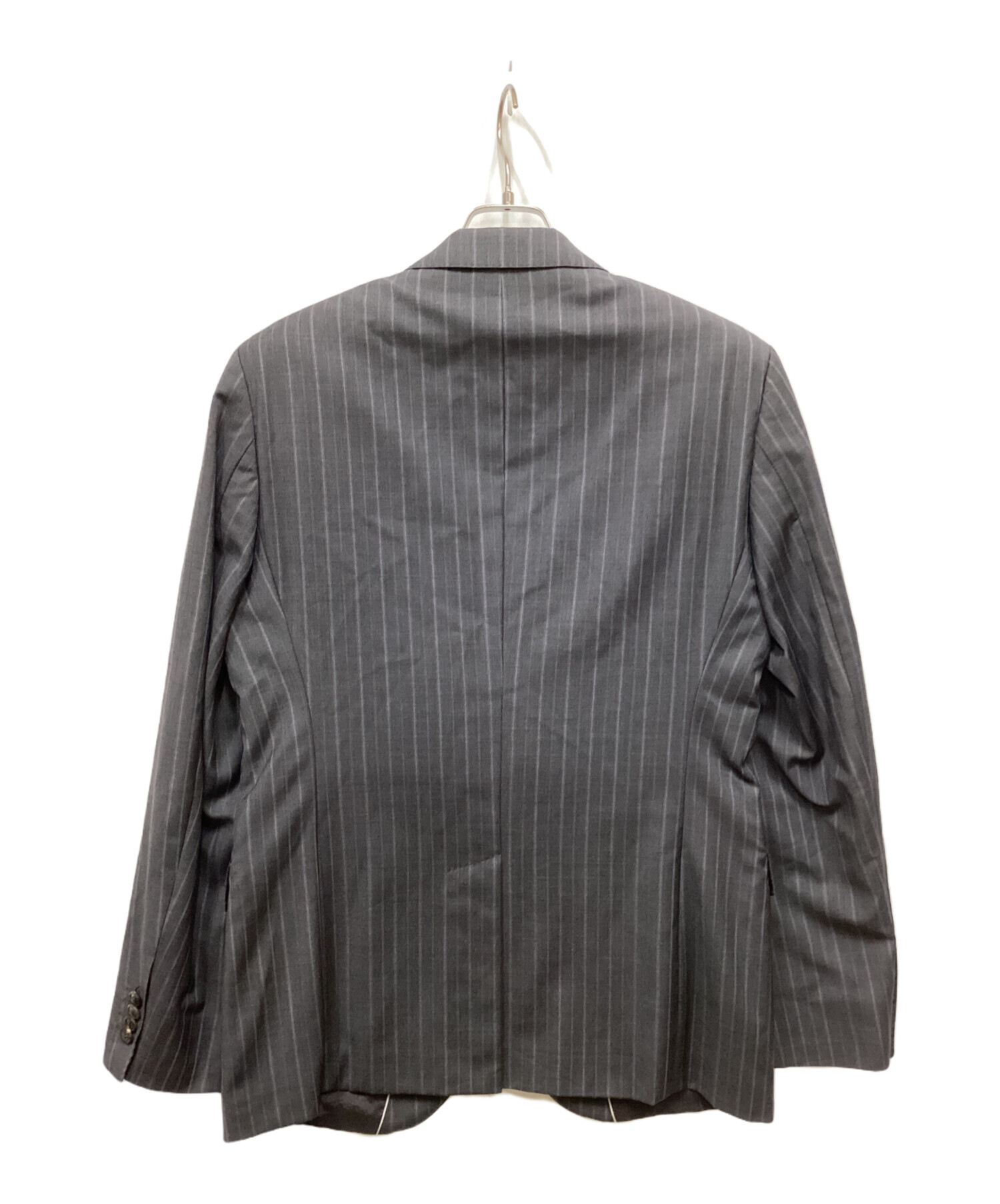 ヒューゴボス　HUGO BOSS グレー ストライプ スーツ ズボン 中古・古着通販】BOSS HUGO BOSS (ボス ヒューゴボス) セットアップ