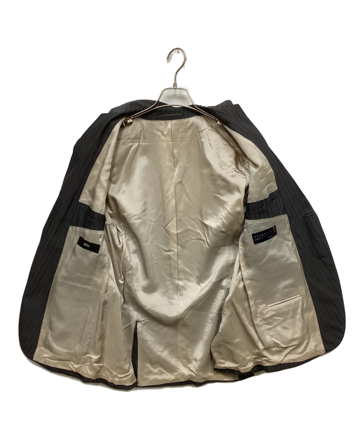 【ヒューゴボス】美品 3B シャドーストライプ 大きいサイズ ビジネス 52 中古・古着通販】BOSS HUGO BOSS (ボス ヒューゴボス) ストライプ柄