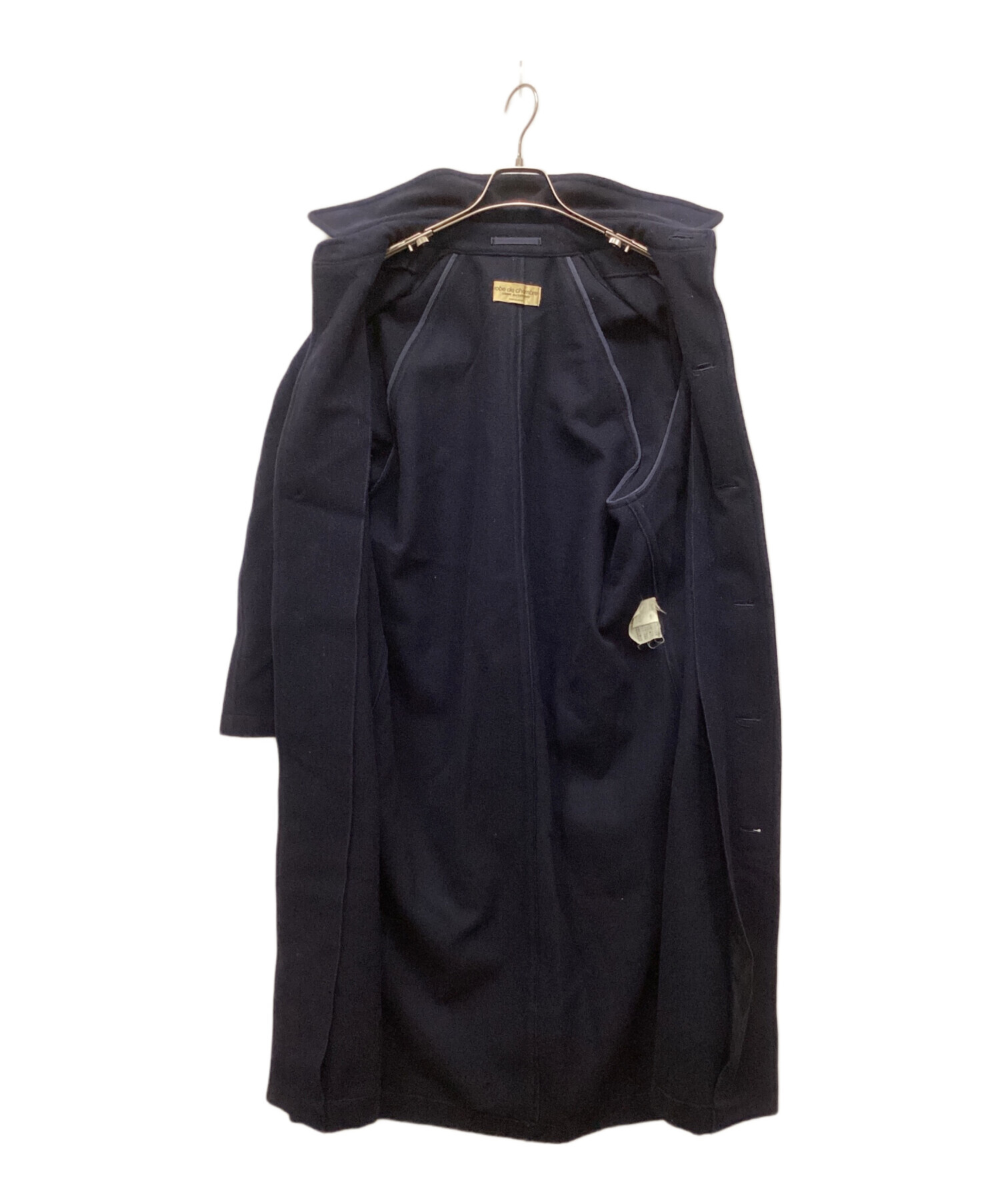 D*在様 コムデギャルソン ローブ リボンコート ネイビー 中古・古着通販】ROBE DE CHAMBRE COMME DES GARCONS (ローブド