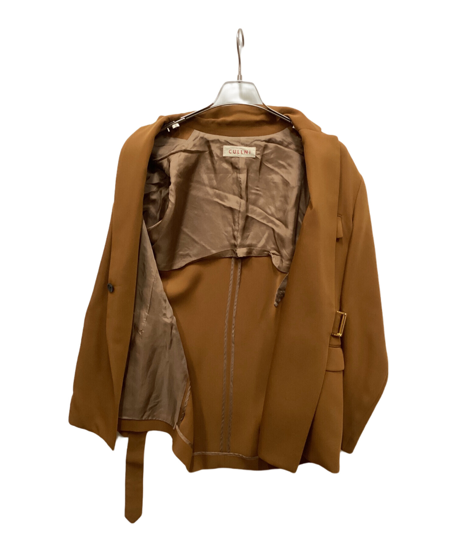 中古・古着通販】CULLNI (クルニ) タイロッケンジャケット ブラウン