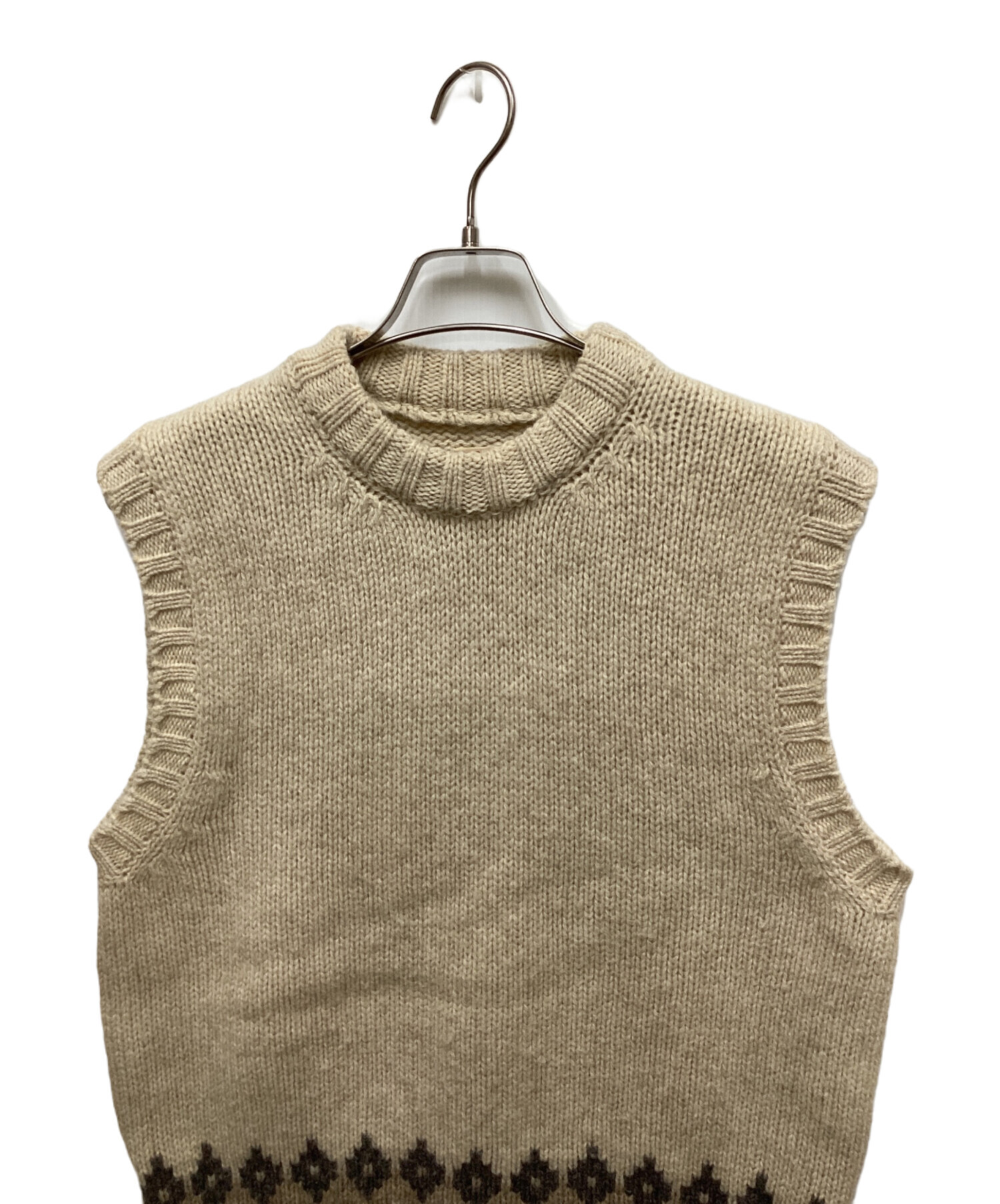 【美品！】KAPITAL キャピタルベスト 中古・古着通販】KAPITAL (キャピタル) 3Gウール ノルディック柄