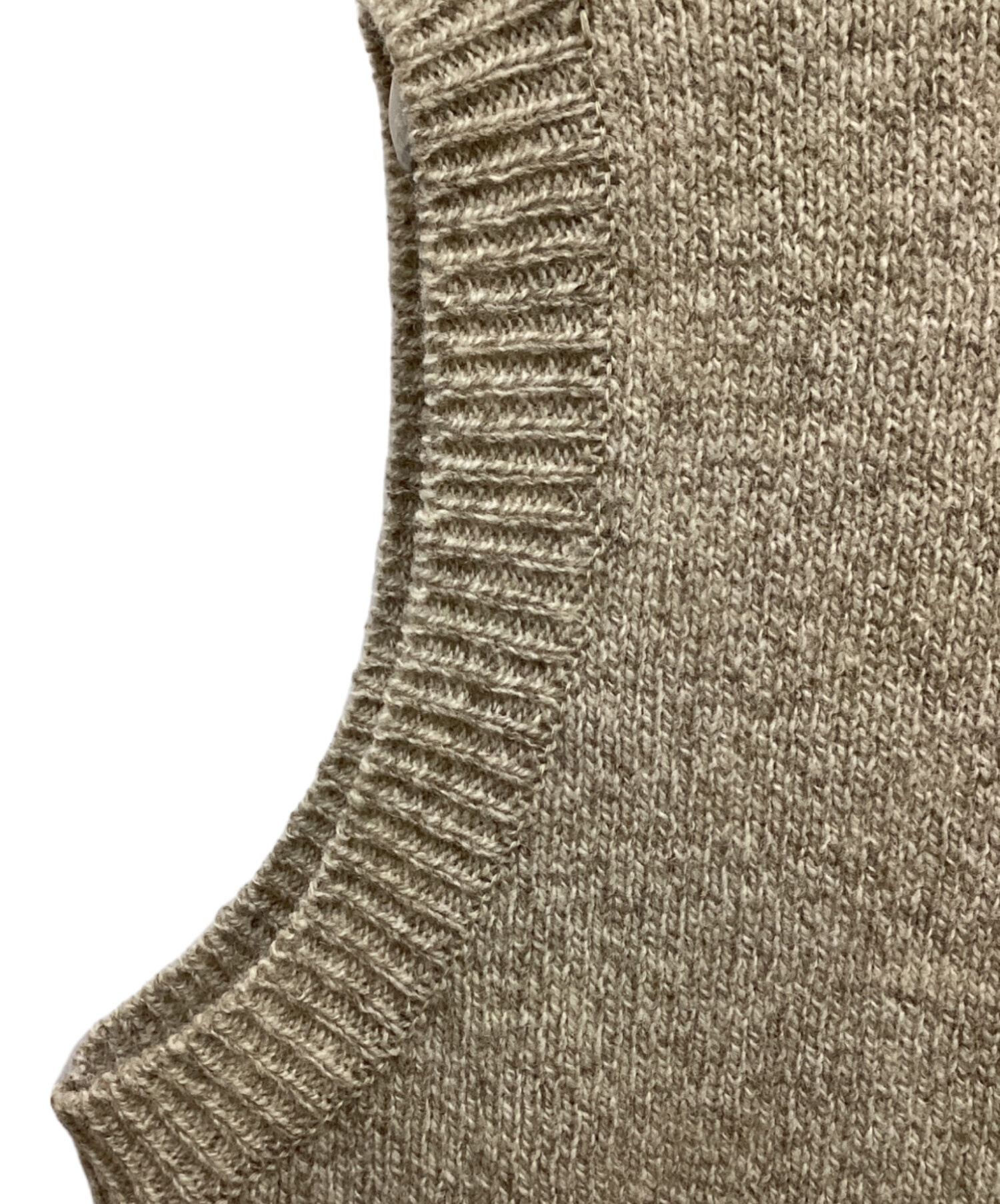 中古・古着通販】KAPITAL (キャピタル) ニットベスト ベージュ サイズ