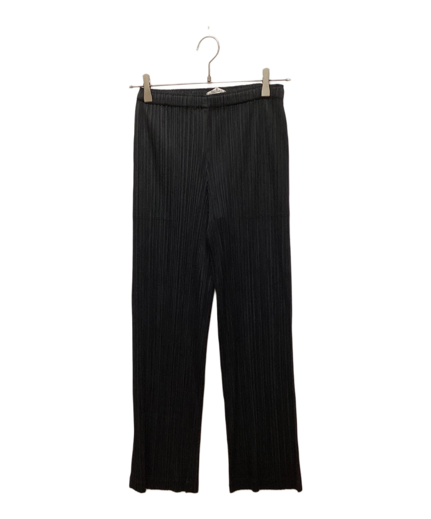 【新品】プリーツプリーズ パンツ ブラック 中古・古着通販】PLEATS PLEASE (プリーツプリーズ) プリーツパンツ