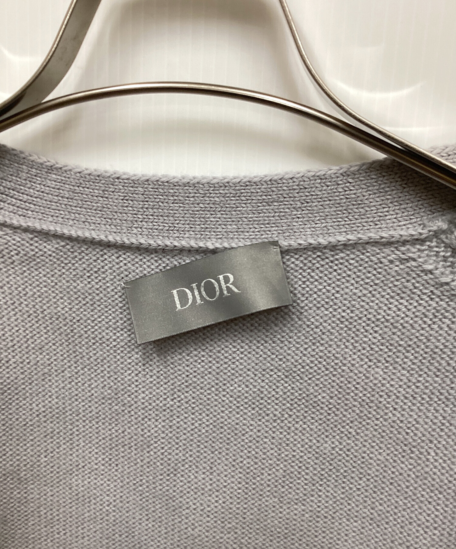 中古・古着通販】DIOR (ディオール) アルパカウール刺繍ロゴ
