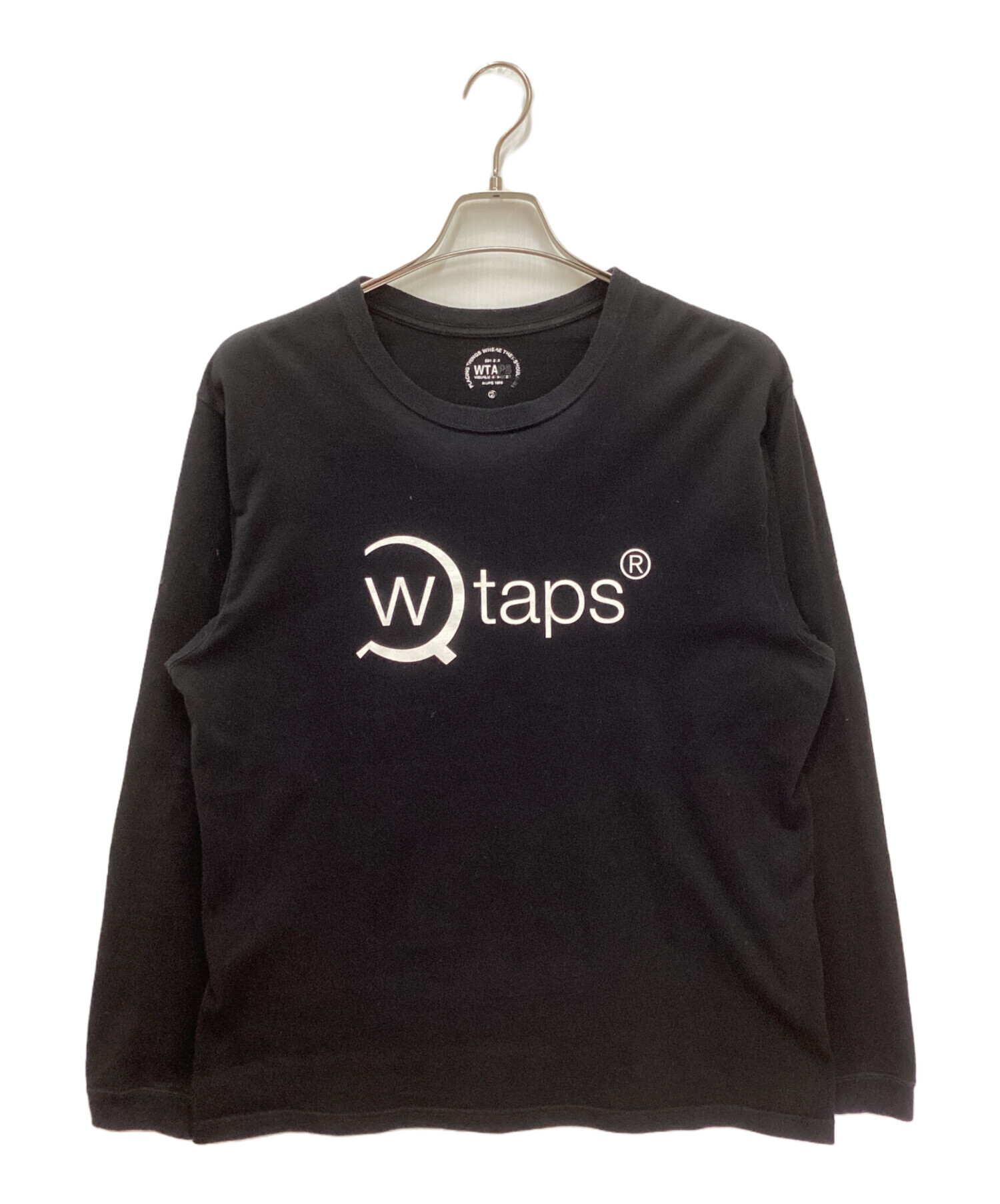 中古・古着通販】WTAPS (ダブルタップス) ロゴプリント長袖Tシャツ