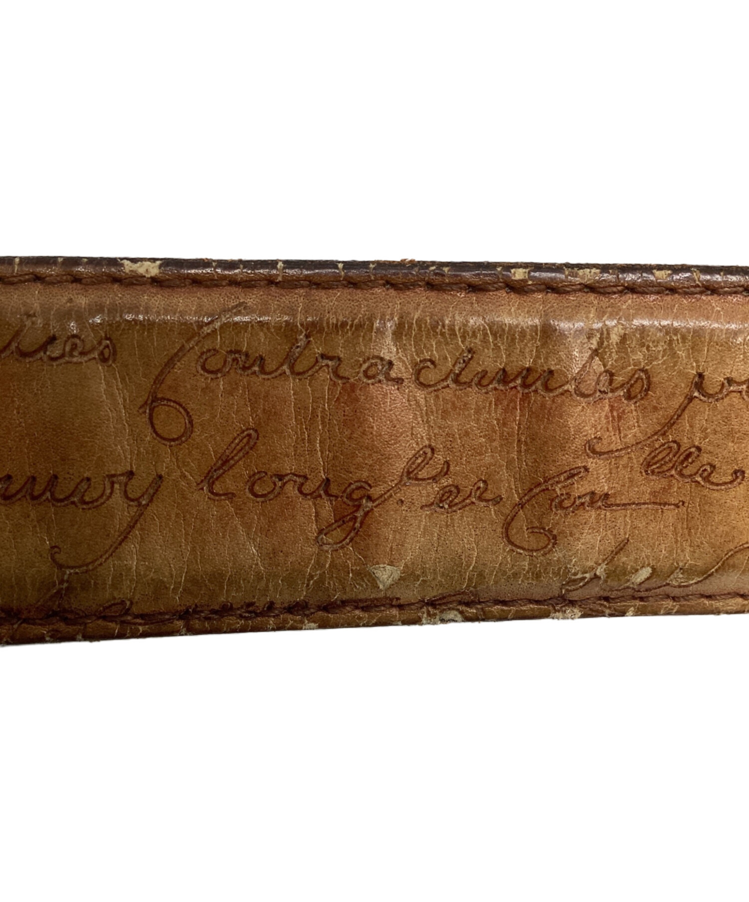 中古・古着通販】Berluti (ベルルッティ) カリグラフィ レザーベルト