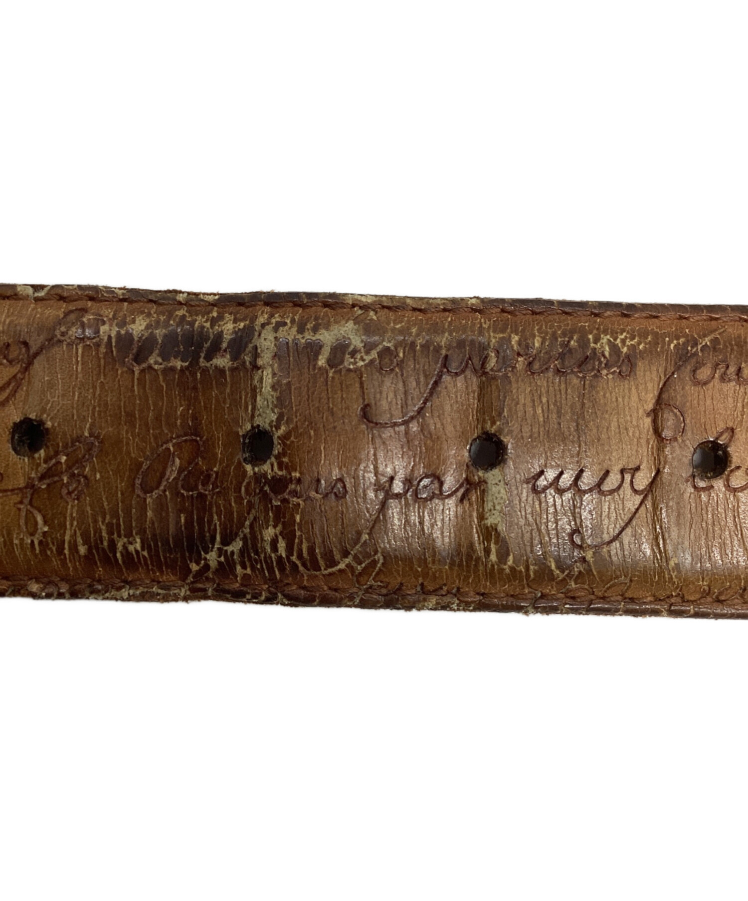 中古・古着通販】Berluti (ベルルッティ) カリグラフィ レザーベルト