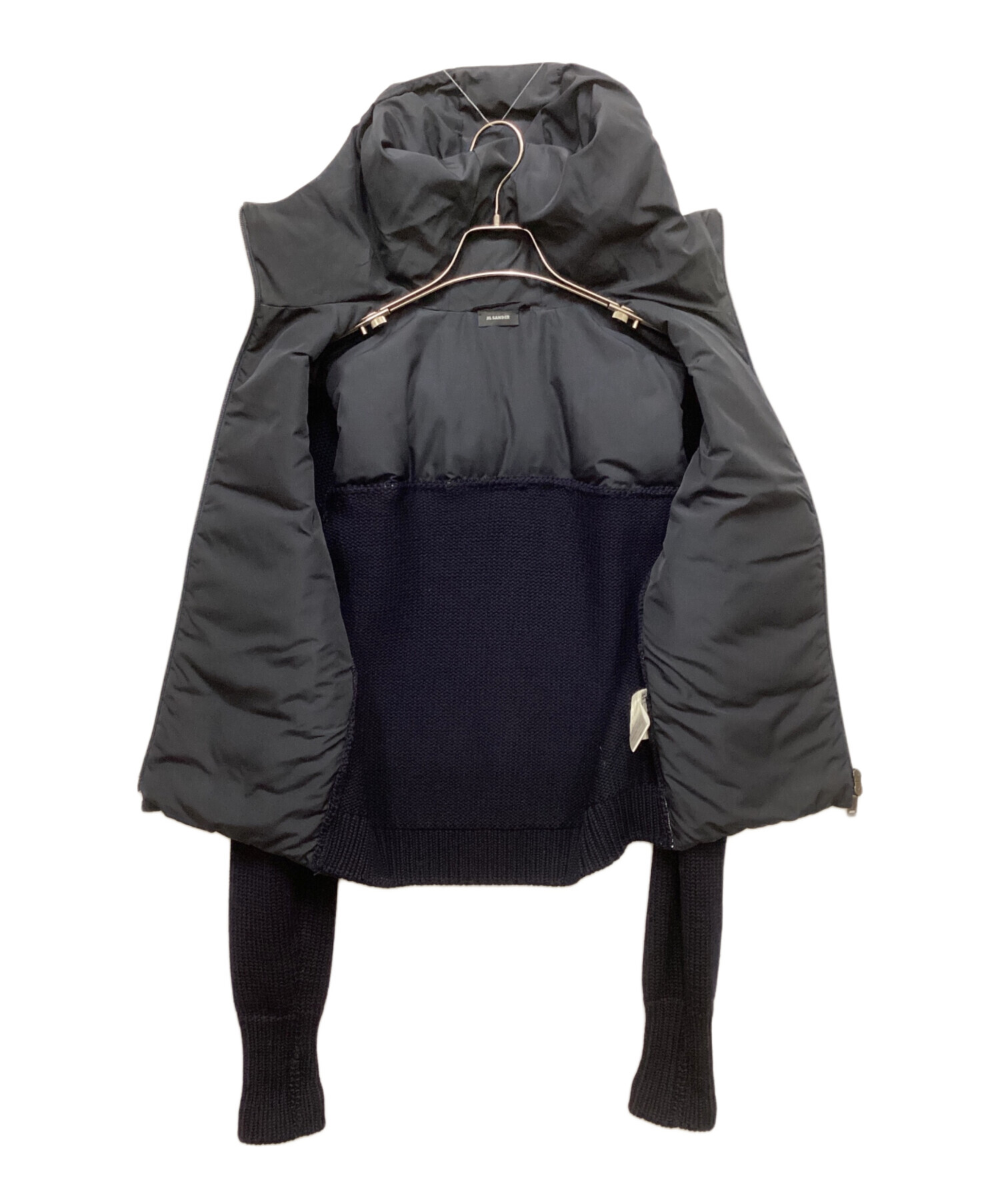 中古・古着通販】JIL SANDER (ジルサンダー) ニット切替ダウン