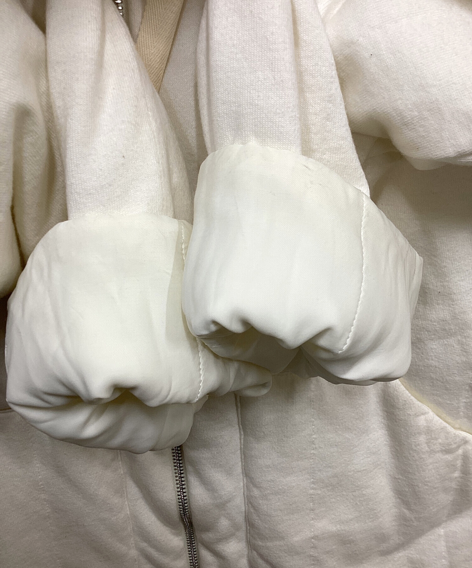 中古・古着通販】JIL SANDER (ジルサンダー) シルク混 中綿 ジップ 