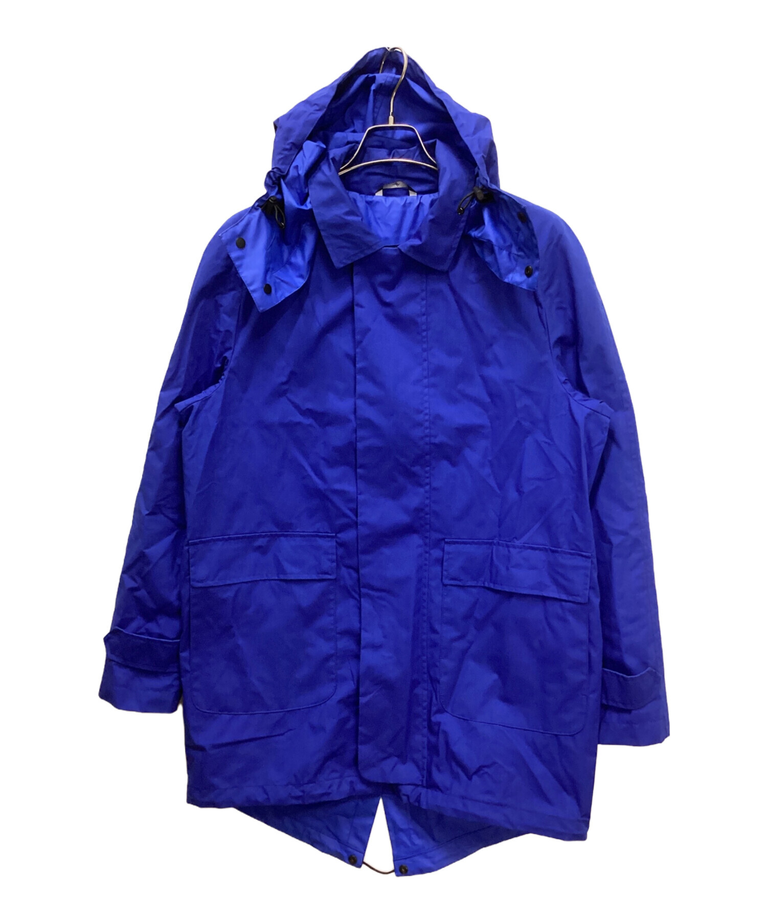 さかい中古【hevo イーヴォ フーデットコート】 中古・古着通販】Hevo (イーヴォ) フーデッドコート ブルー サイズ:50