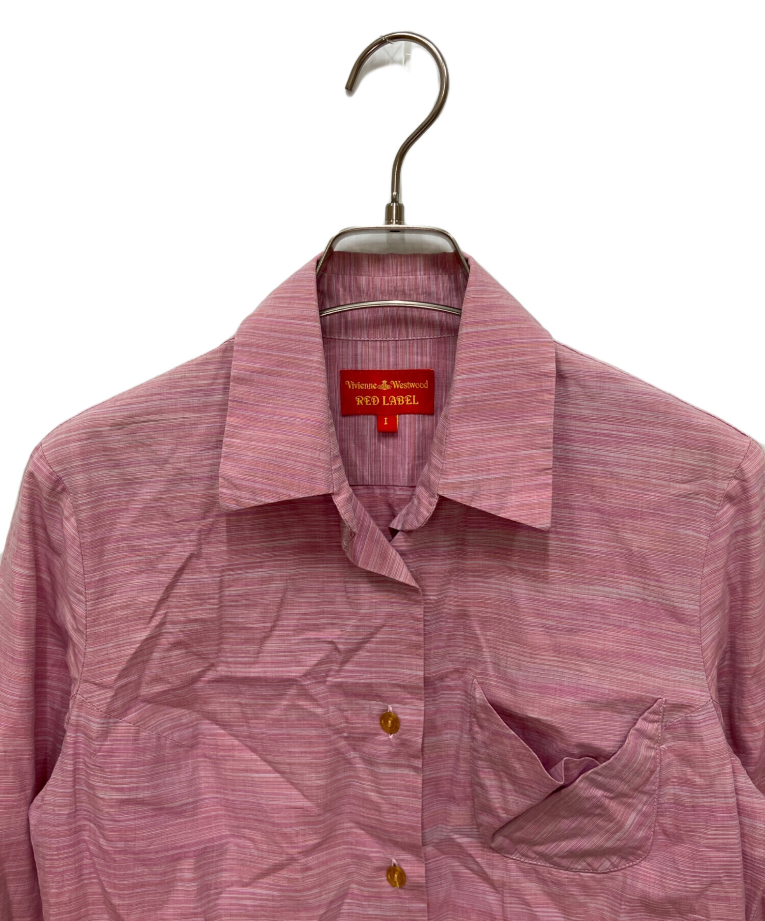Vivienne Westwood RED LABEL 半袖シャツ ピンク 中古・古着通販】Vivienne Westwood RED LABEL (ヴィヴィアンウエスト