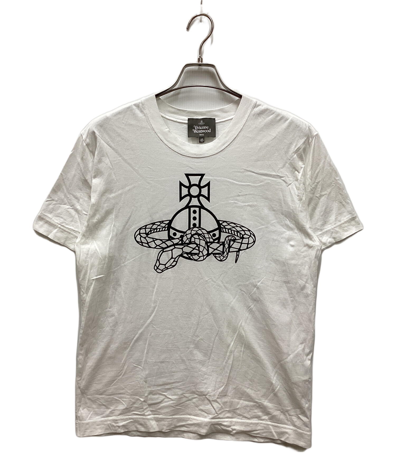 Vivienne Westwood Tシャツ スネークオーブプリント 中古・古着通販】Vivienne Westwood man (ヴィヴィアン ウェストウッド
