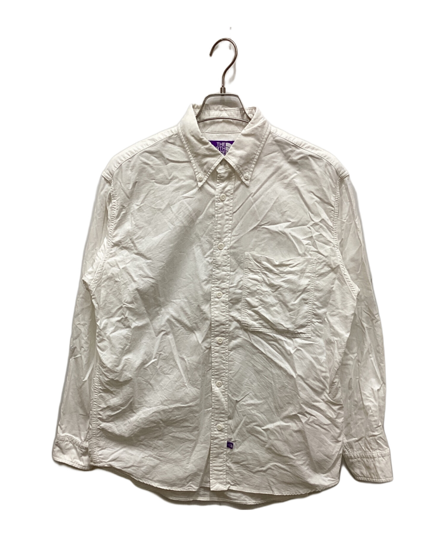 新品、未使用、ノースフェイスパープルレーベル、白ボタンダウン THE NORTH FACE PURPLE LABEL (ザ ノースフェイス パープルレーベル