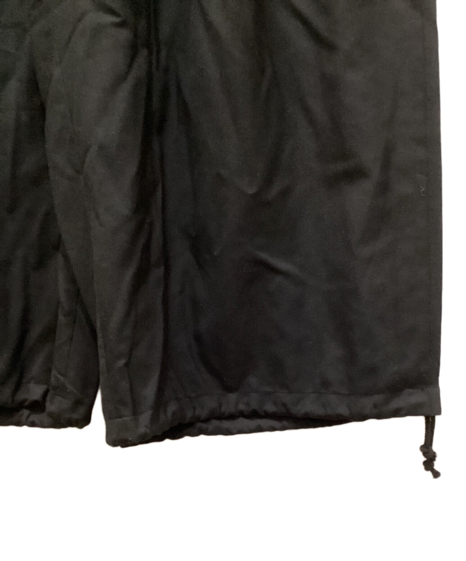 【中古】グラウンドワイ ヨウジヤマモト GroundY DRAWSTRING PANTS ギャバジン パンツ 黒 ブラック 3 GA-P12-100 中古・古着通販】GROUND Y (グラウンドワイ) Gabardine Balloon Pants