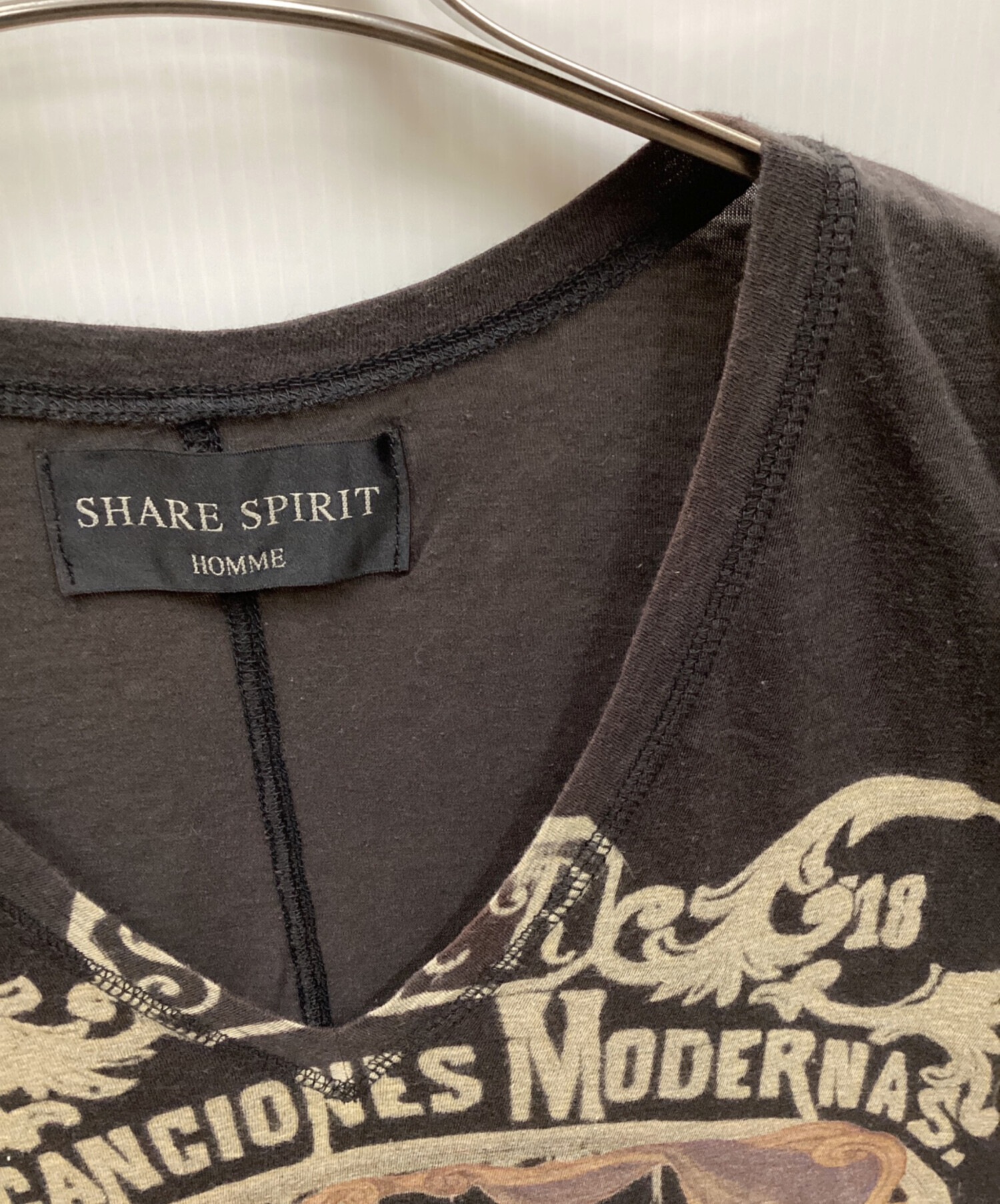 中古・古着通販】SHARE SPIRIT (シェアスピリット) スカルTシャツ
