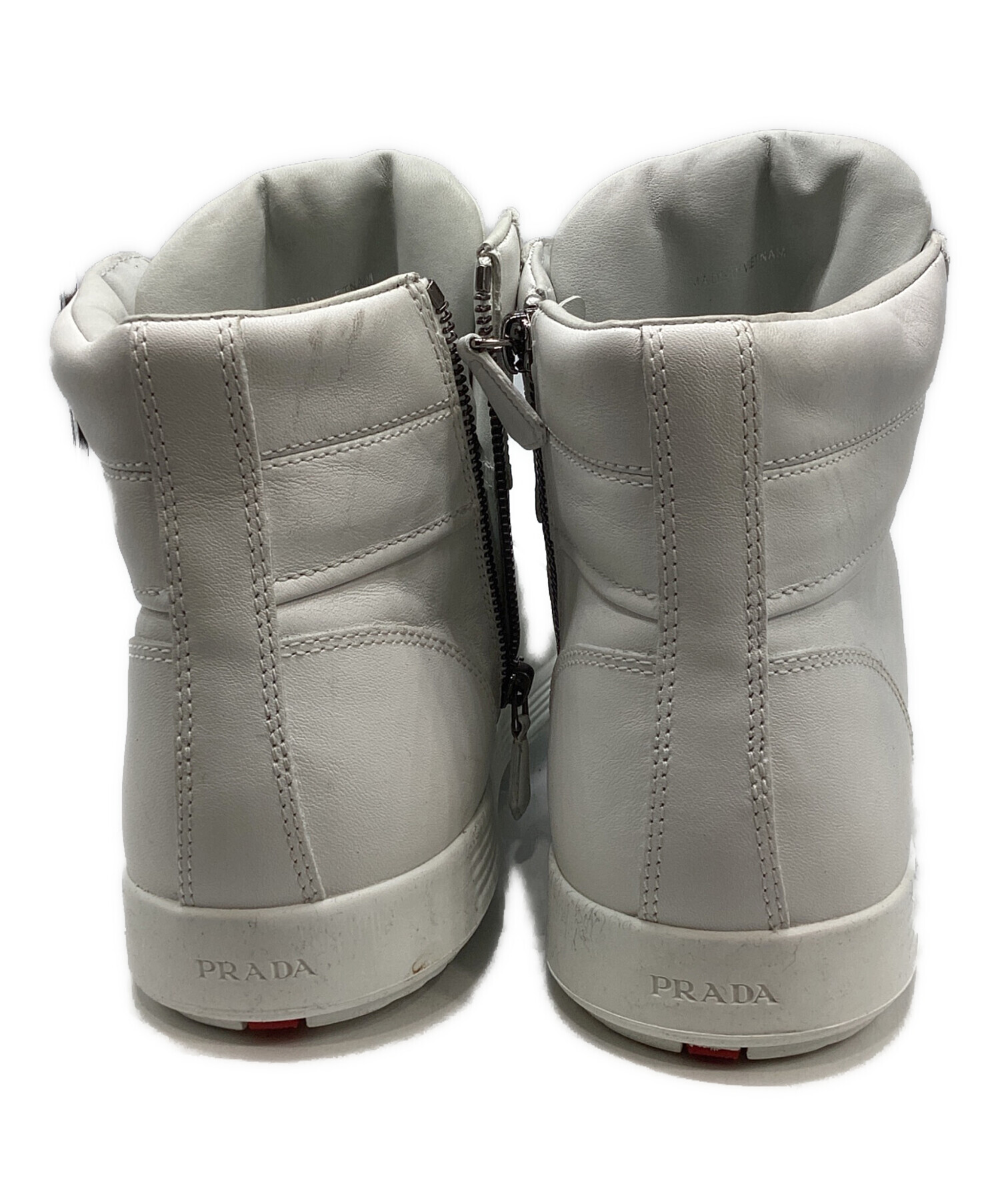 中古・古着通販】PRADA SPORTS (プラダスポーツ) レザーハイカット