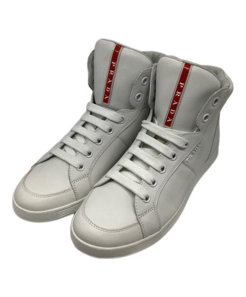 中古・古着通販】PRADA SPORTS (プラダスポーツ) レザーハイカット