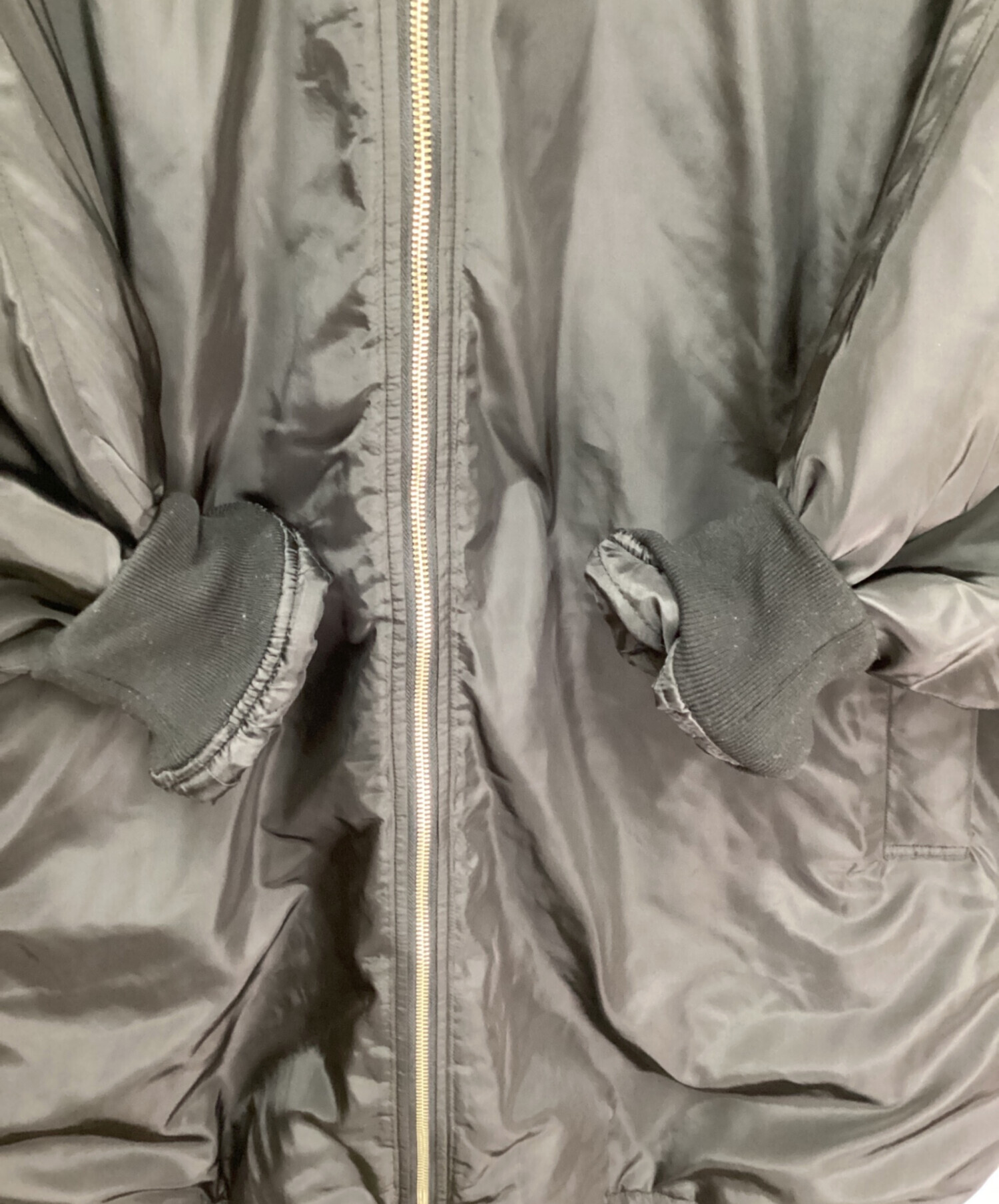 (中古)ビアズリー ウルーポンチョコート 中古・古着通販】BEARDSLEY (ビアズリー) 中綿BIGポンチョコート