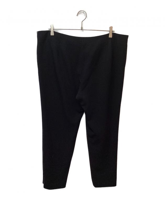 GIORGIO ARMANIブラック スラックス 未使用タグ付ノータック 中古・古着通販】GIORGIO ARMANI (ジョルジオアルマーニ) パンツ