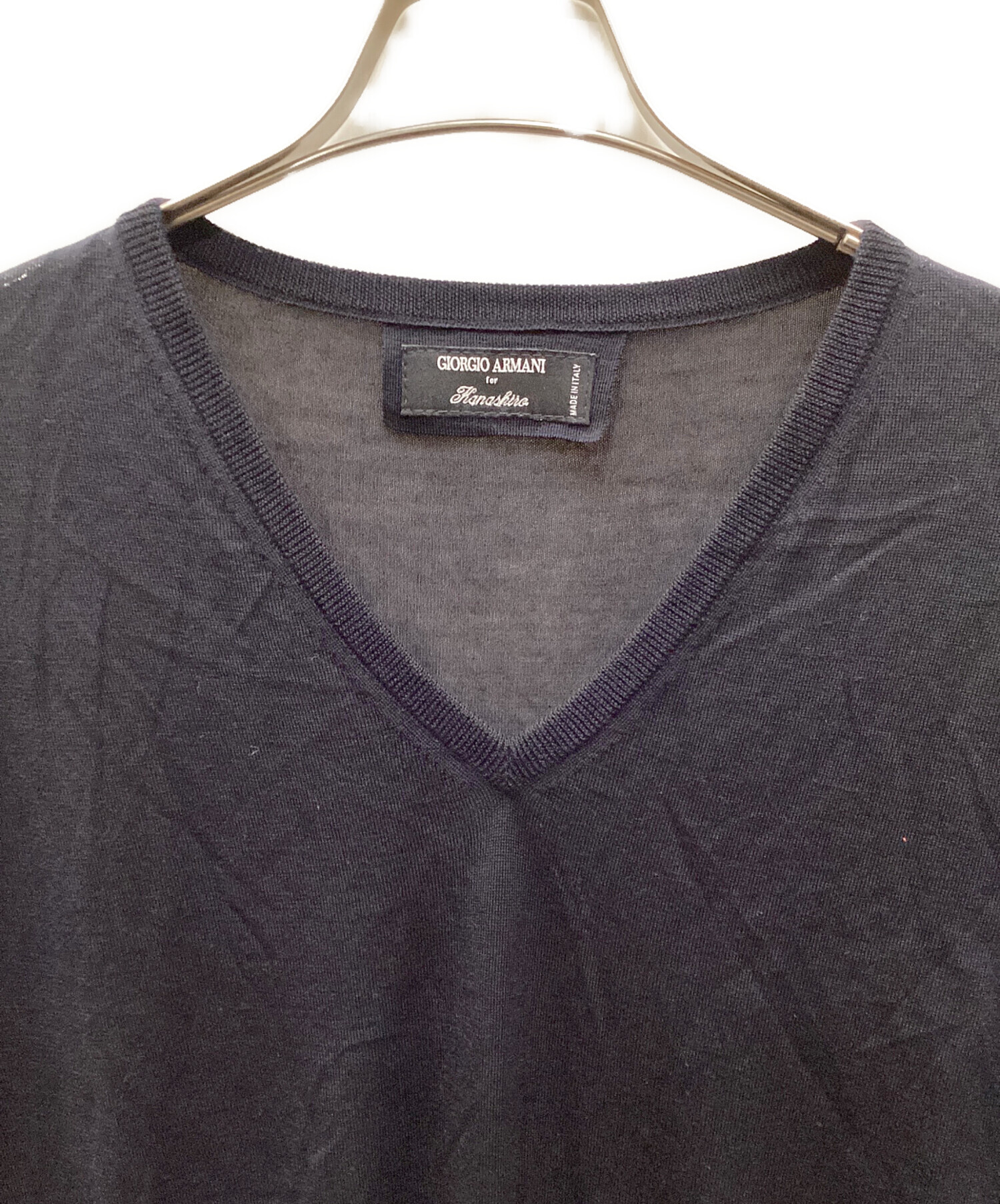 中古・古着通販】GIORGIO ARMANI (ジョルジョアルマーニ) 半袖ニット 