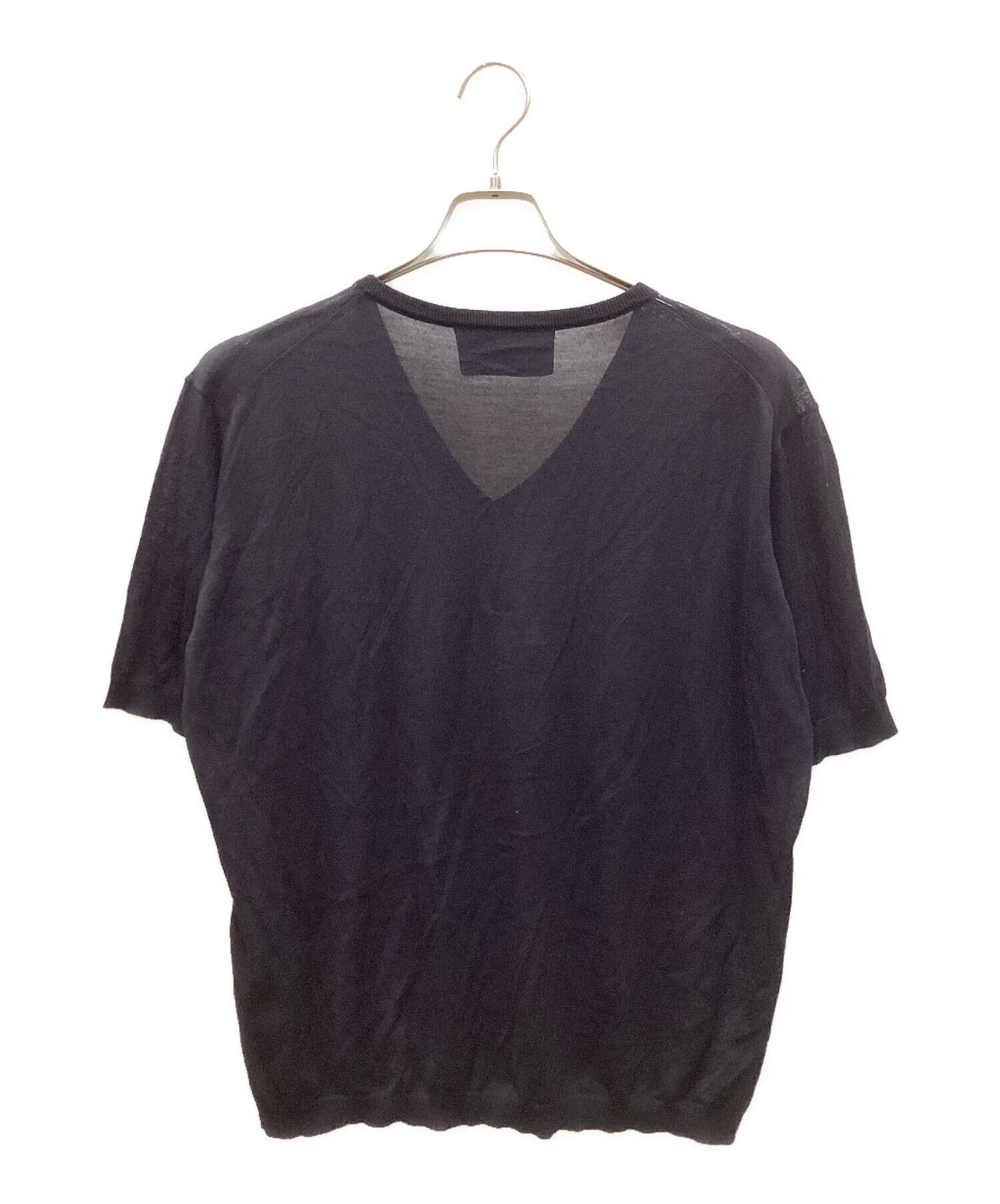 中古・古着通販】GIORGIO ARMANI (ジョルジョアルマーニ) 半袖ニット 