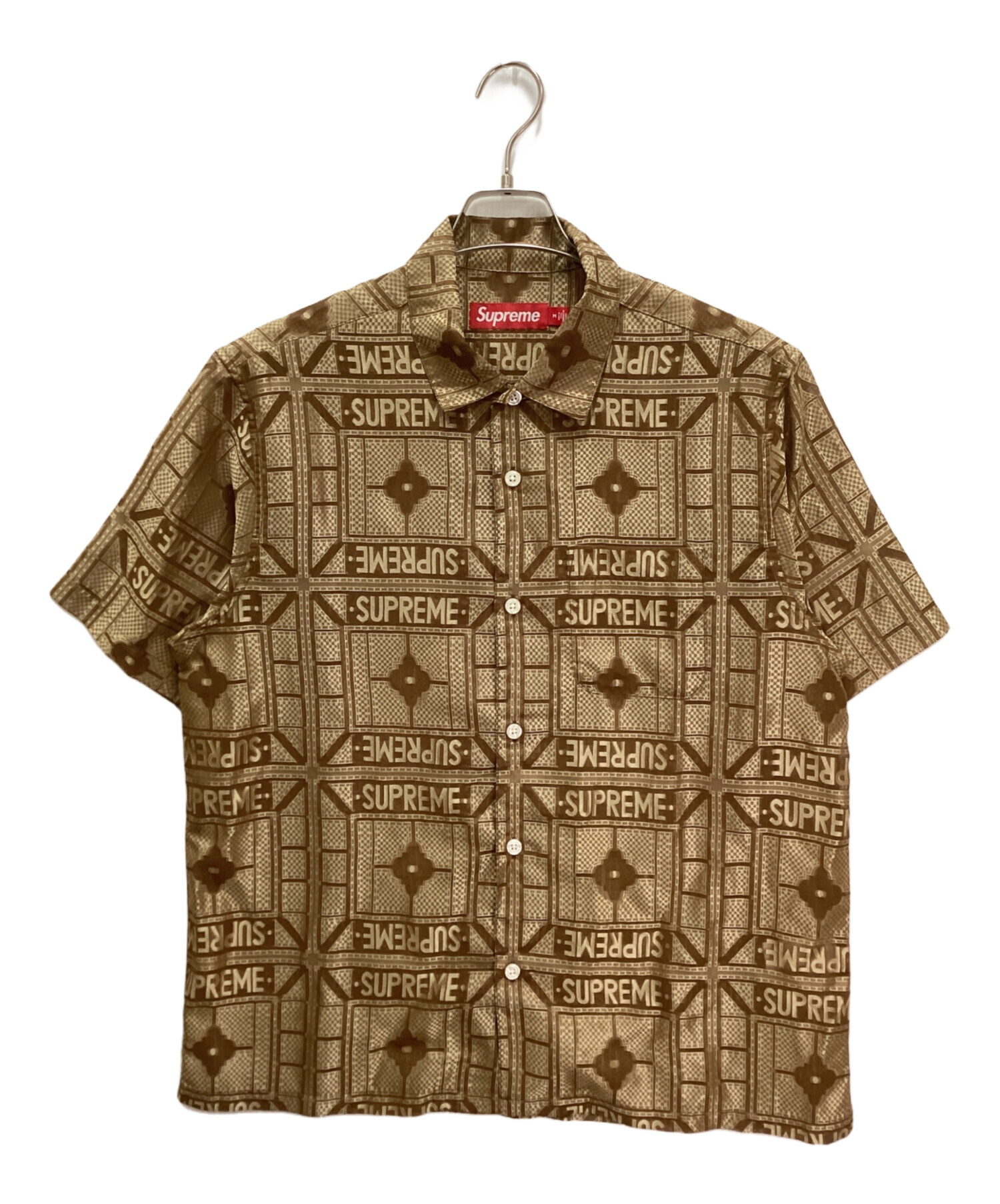中古・古着通販】SUPREME (シュプリーム) Tray Jacquard S/S Shirt 中古・古着通販】SUPREME (シュプリーム) Tray Jacquard S/S Shirt