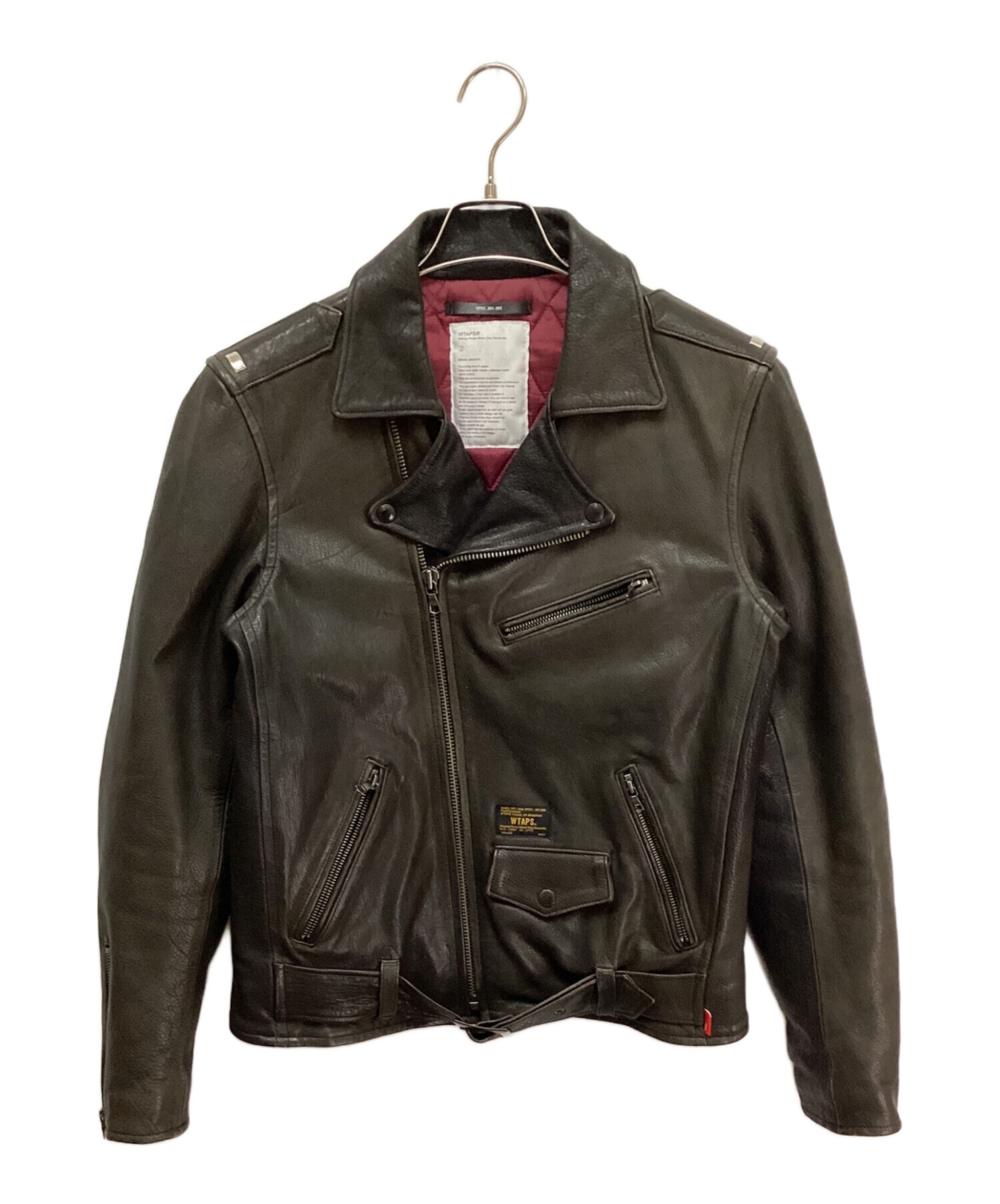 中古・古着通販】WTAPS (ダブルタップス) ダブルライダースジャケット