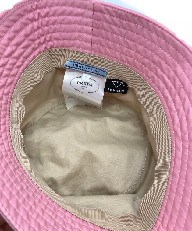 中古・古着通販】PRADA (プラダ) トライアングルロゴバケットハット