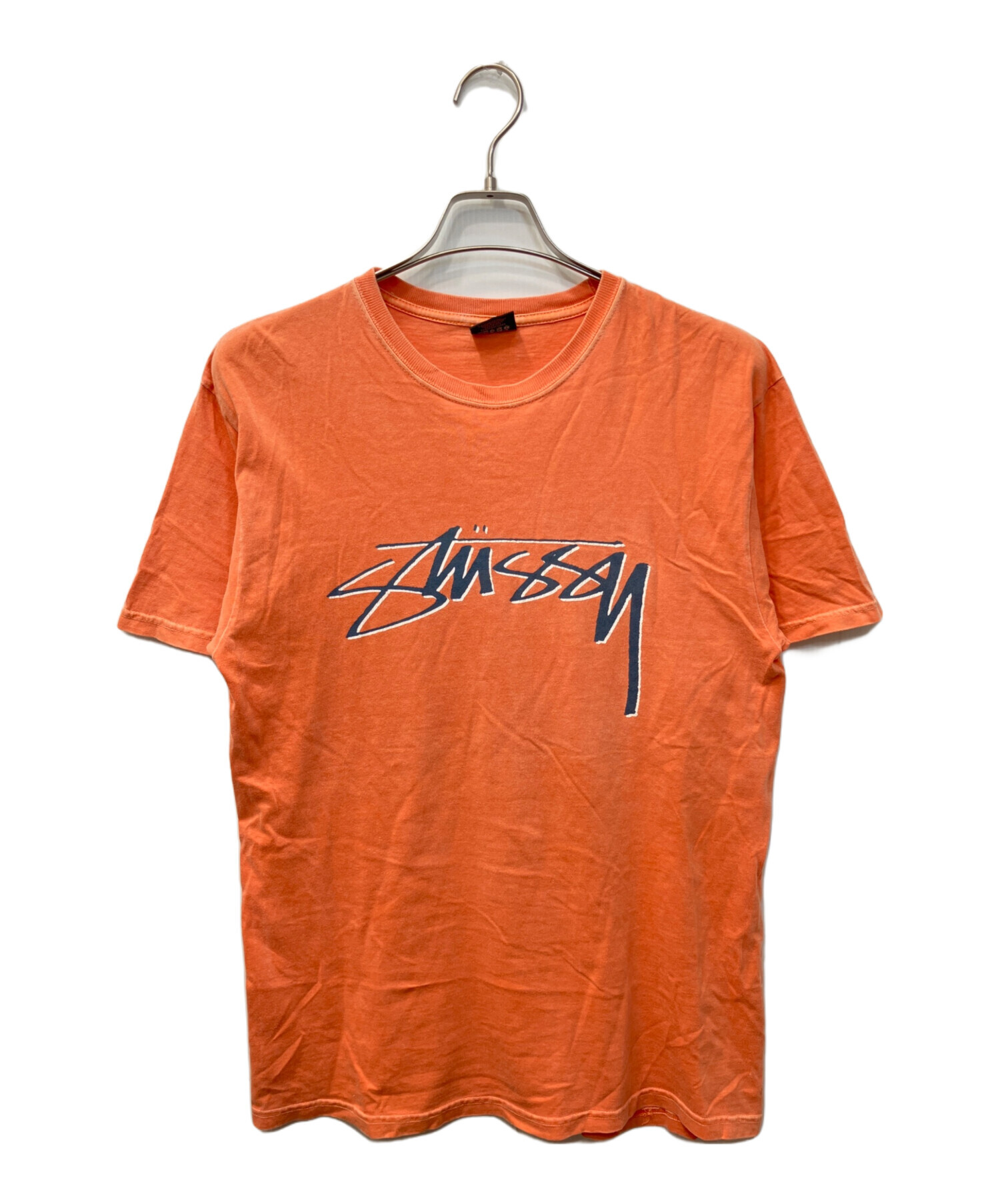 中古・古着通販】stussy (ステューシー) ストックロゴTシャツ オレンジ