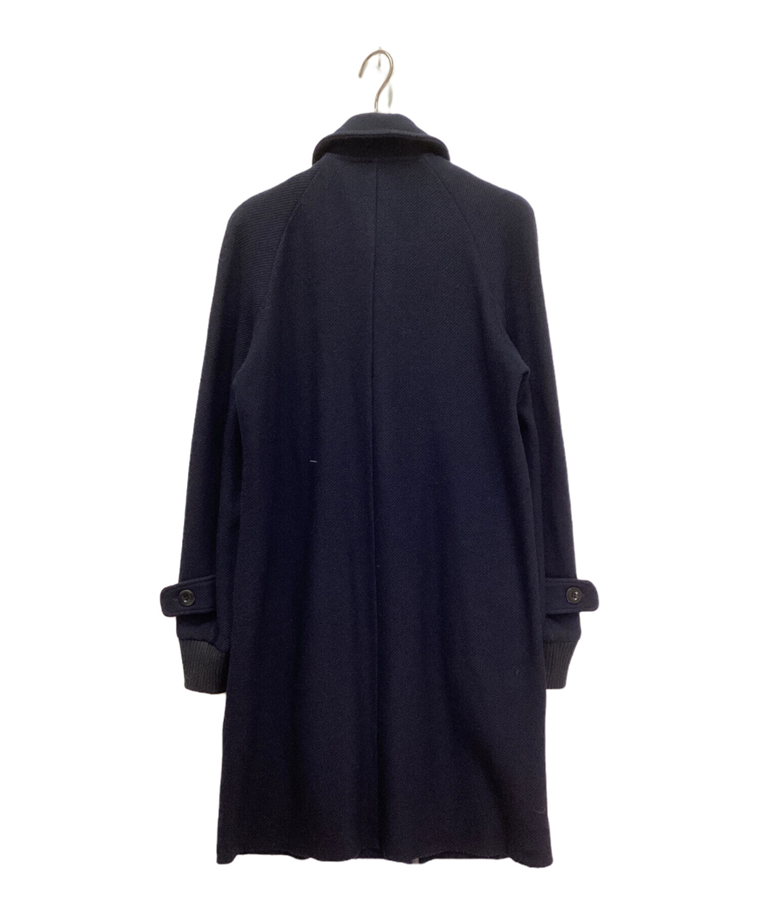 中古・古着通販】sacai (サカイ) ステンカラーコート ネイビー サイズ