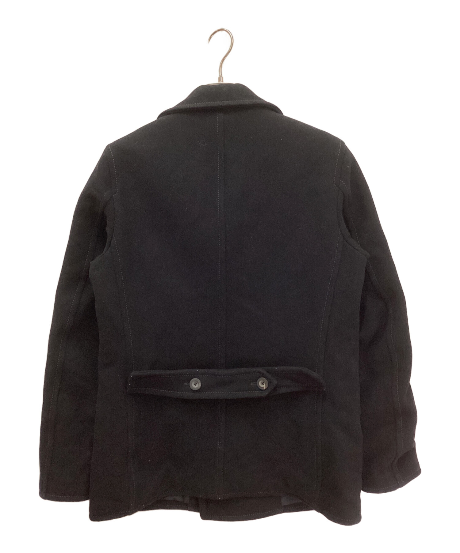 中古・古着通販】JIL SANDER (ジルサンダー) Pコート ブラック サイズ