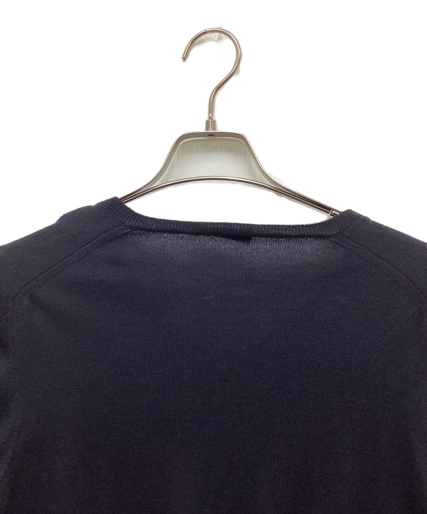 中古・古着通販】PRADA (プラダ) Vネックニット ネイビー サイズ:48
