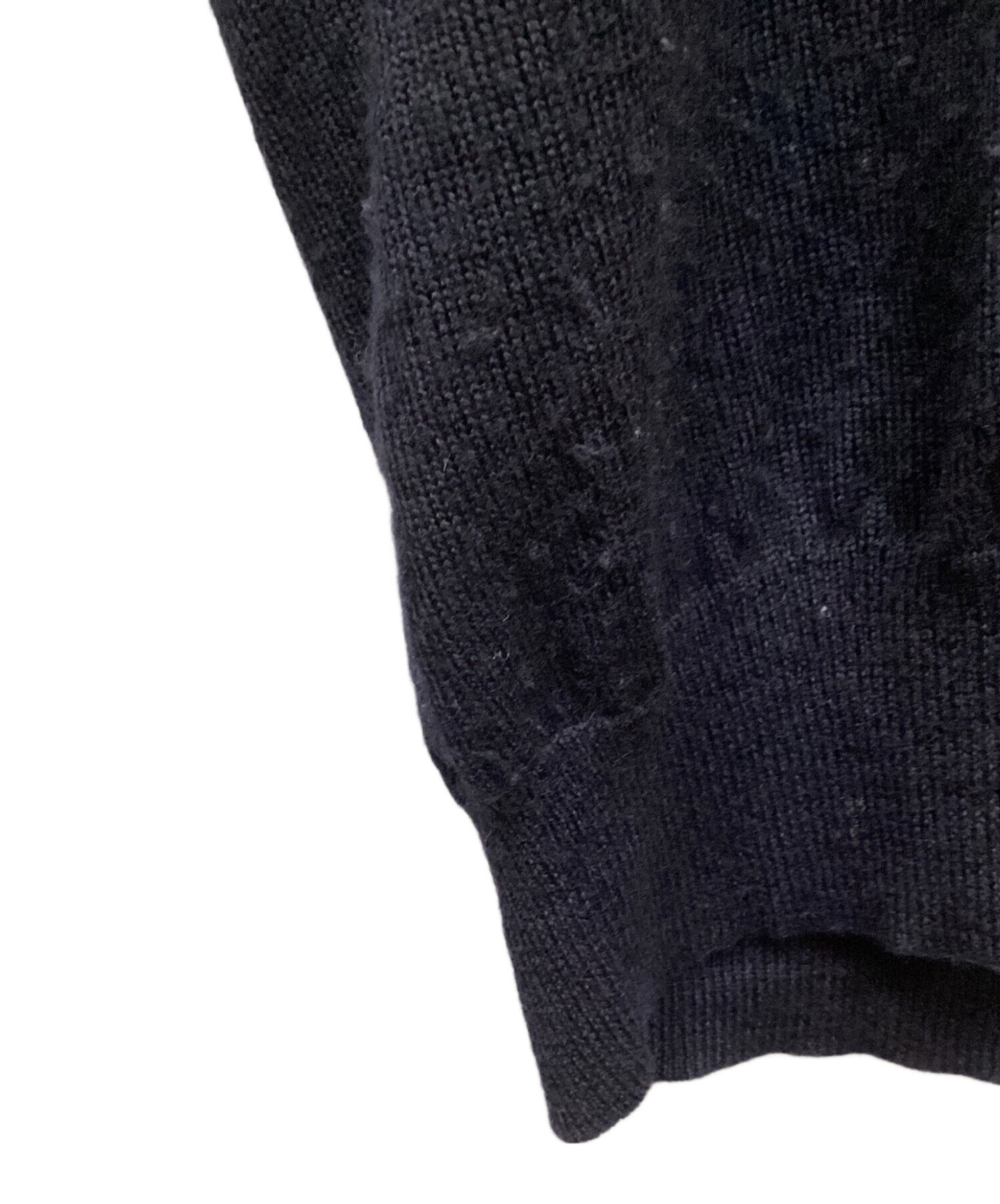 中古・古着通販】PRADA (プラダ) Vネックニット ネイビー サイズ:48