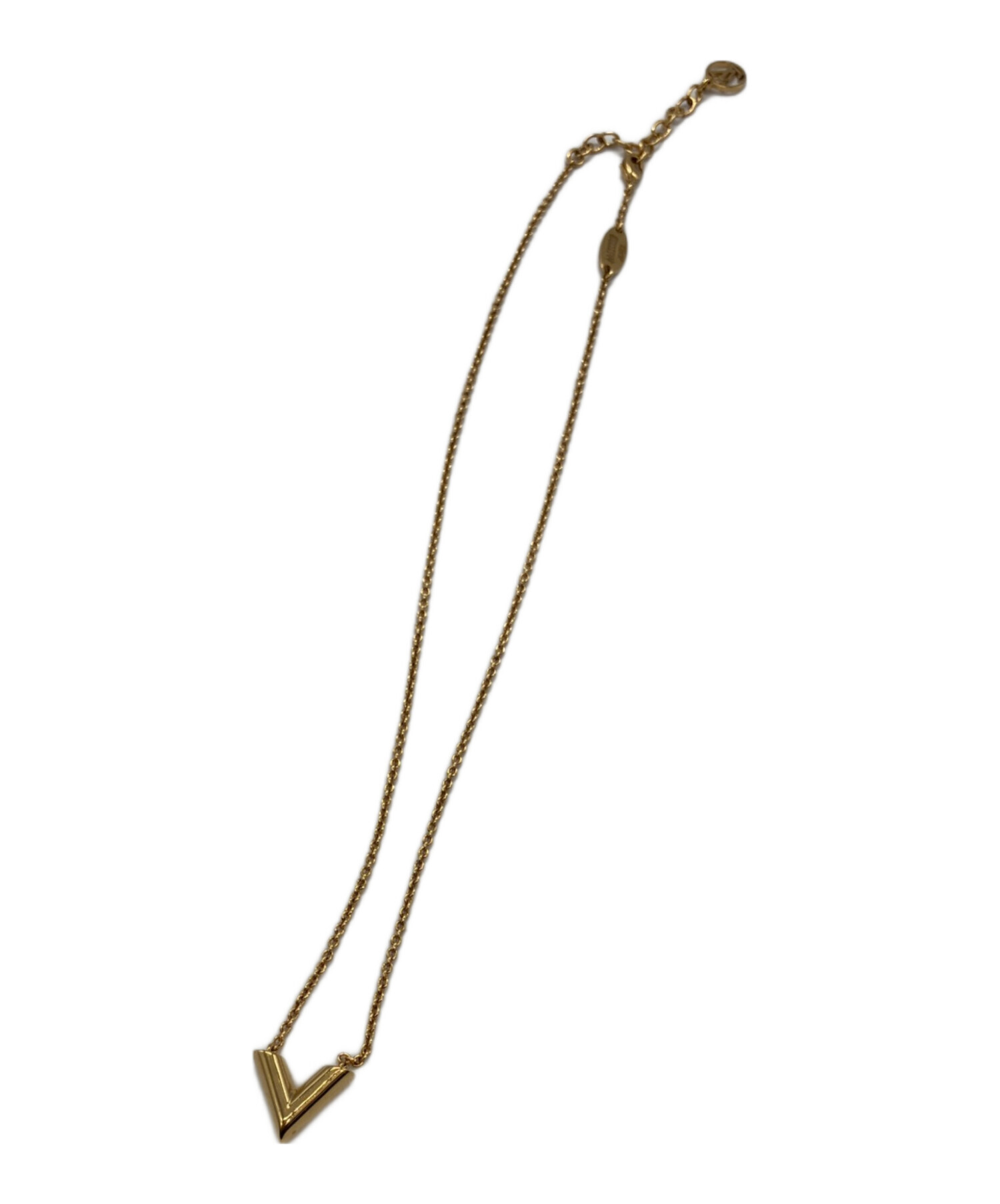 即日発送　ルイヴィトン　LOUIS VUITTONネックレス ほぼ未使用 中古・古着通販】LOUIS VUITTON (ルイ ヴィトン) ネックレス ゴールド