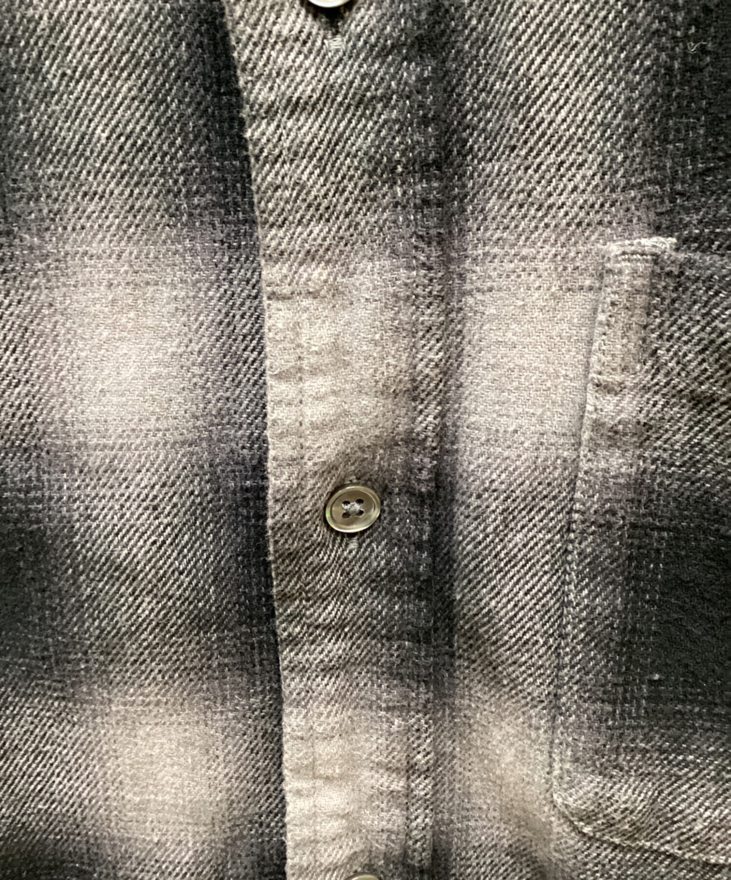 中古・古着通販】stussy (ステューシー) Pete Plaid shirt ブラック