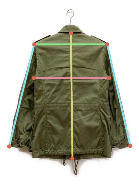 中古・古着通販】DIESEL (ディーゼル) ミリタリージャケット グリーン