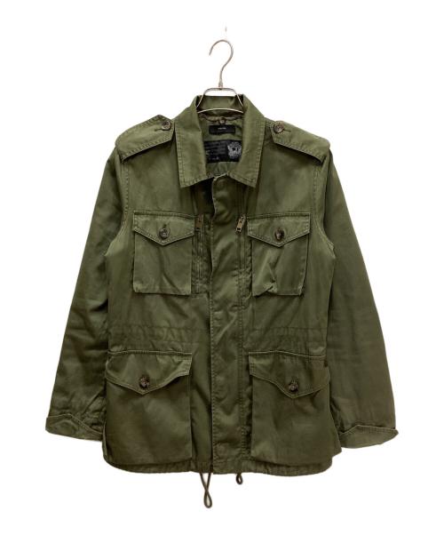 中古・古着通販】DIESEL (ディーゼル) ミリタリージャケット グリーン