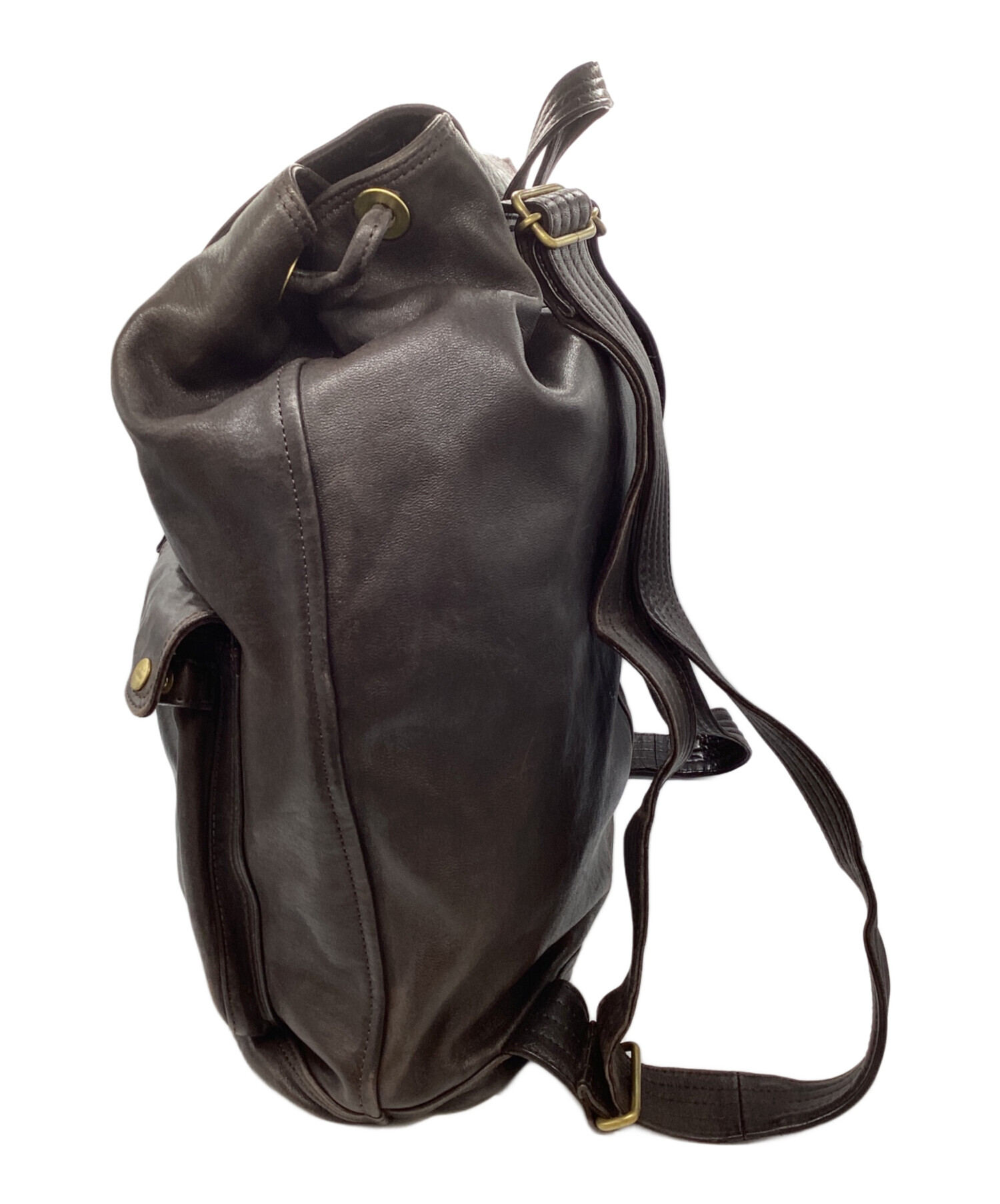 中古・古着通販】PORTER (ポーター) RUCKSACK / レザーリュックサック