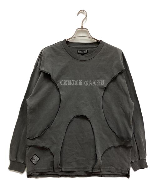 中古・古着通販】GALFY (ガルフィー) 穴の向こうにわんちゃんロンTee