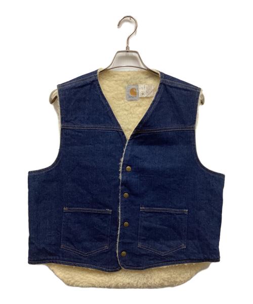 中古・古着通販】CarHartt (カーハート) デニムボアベスト インディゴ