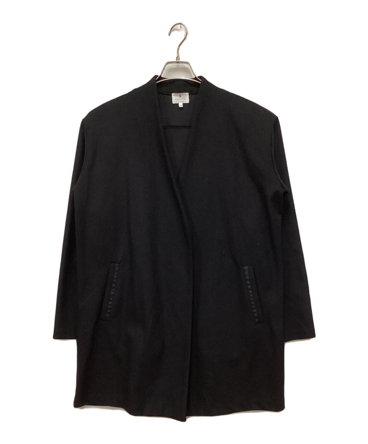 中古・古着通販】LANVIN (ランバン) ガウンカーディガン ネイビー 