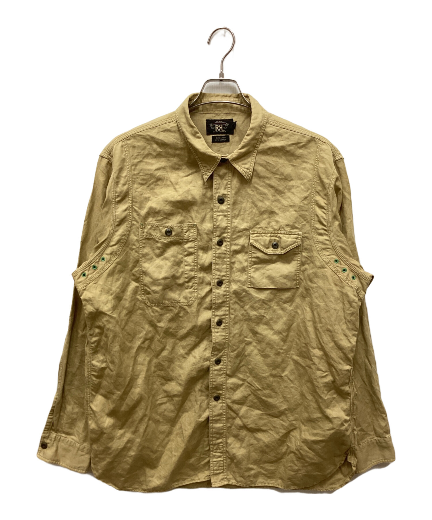 中古・古着通販】RRL (ダブルアールエル) リネンコットンガチャポケ