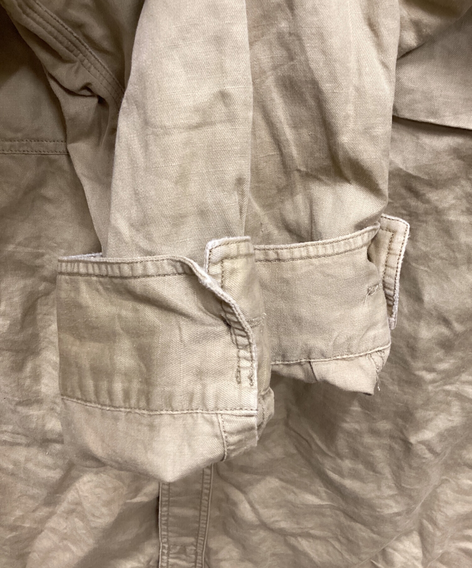 中古・古着通販】RRL (ダブルアールエル) リネンコットンガチャポケ