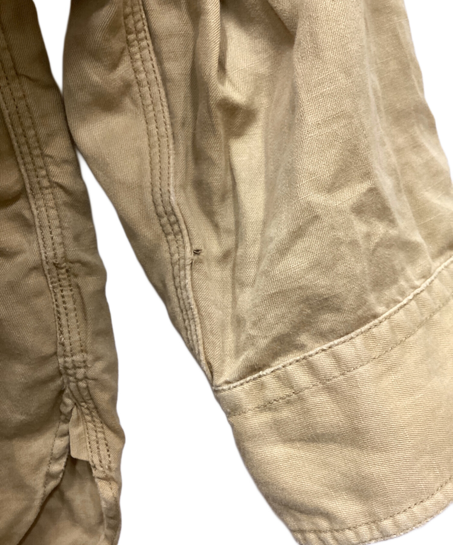 RRL ガチャポケコットンワークシャツ Mサイズ 中古・古着通販】RRL (ダブルアールエル) リネンコットンガチャポケ