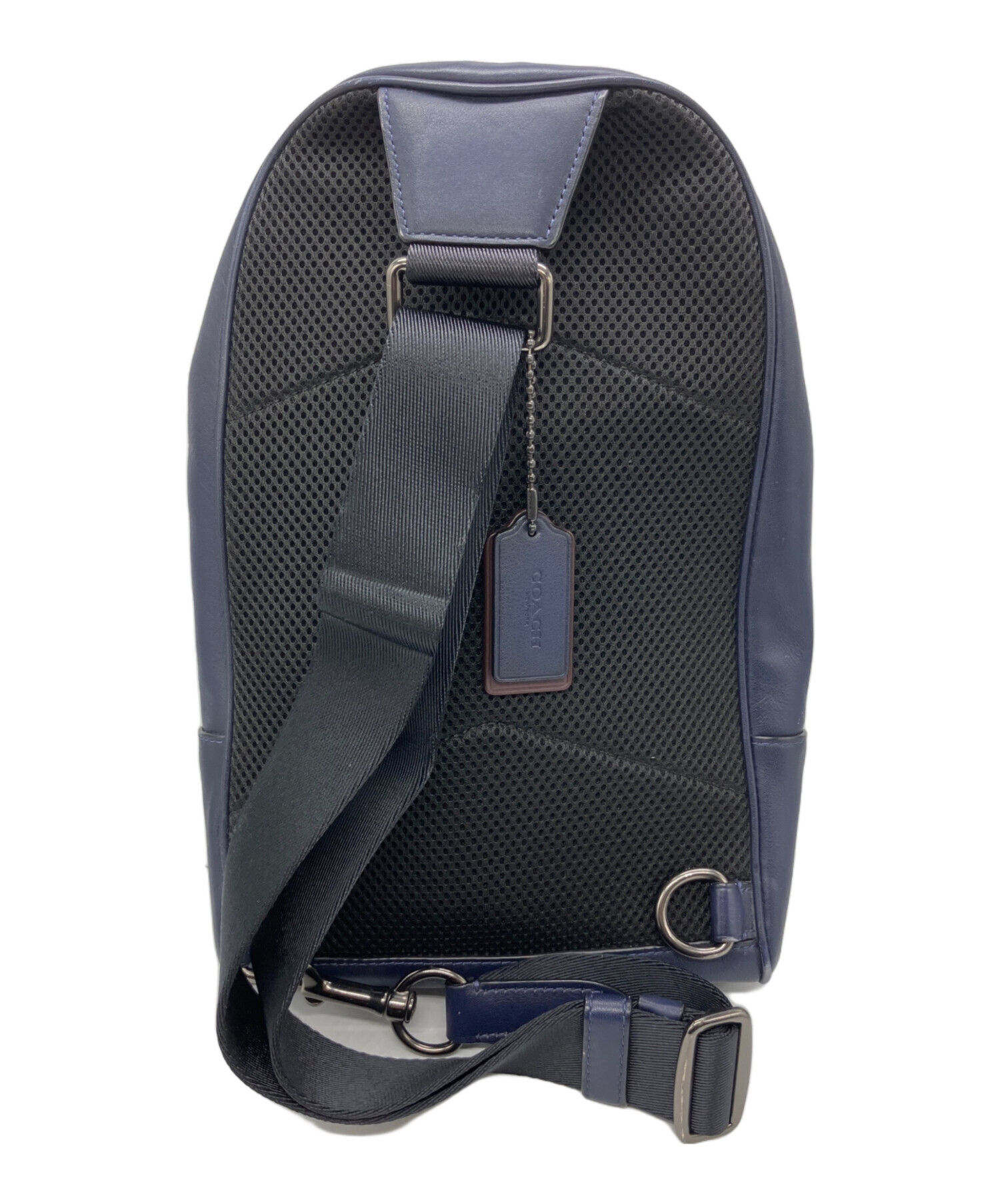 中古・古着通販】COACH (コーチ) スリングバッグ ネイビー｜ブランド