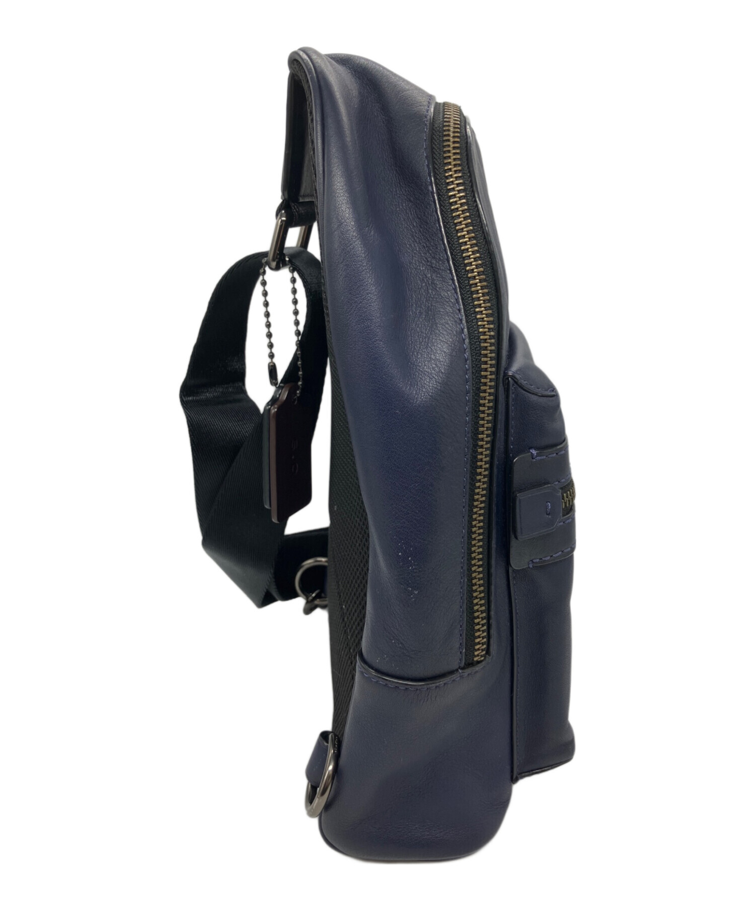 中古・古着通販】COACH (コーチ) スリングバッグ ネイビー｜ブランド