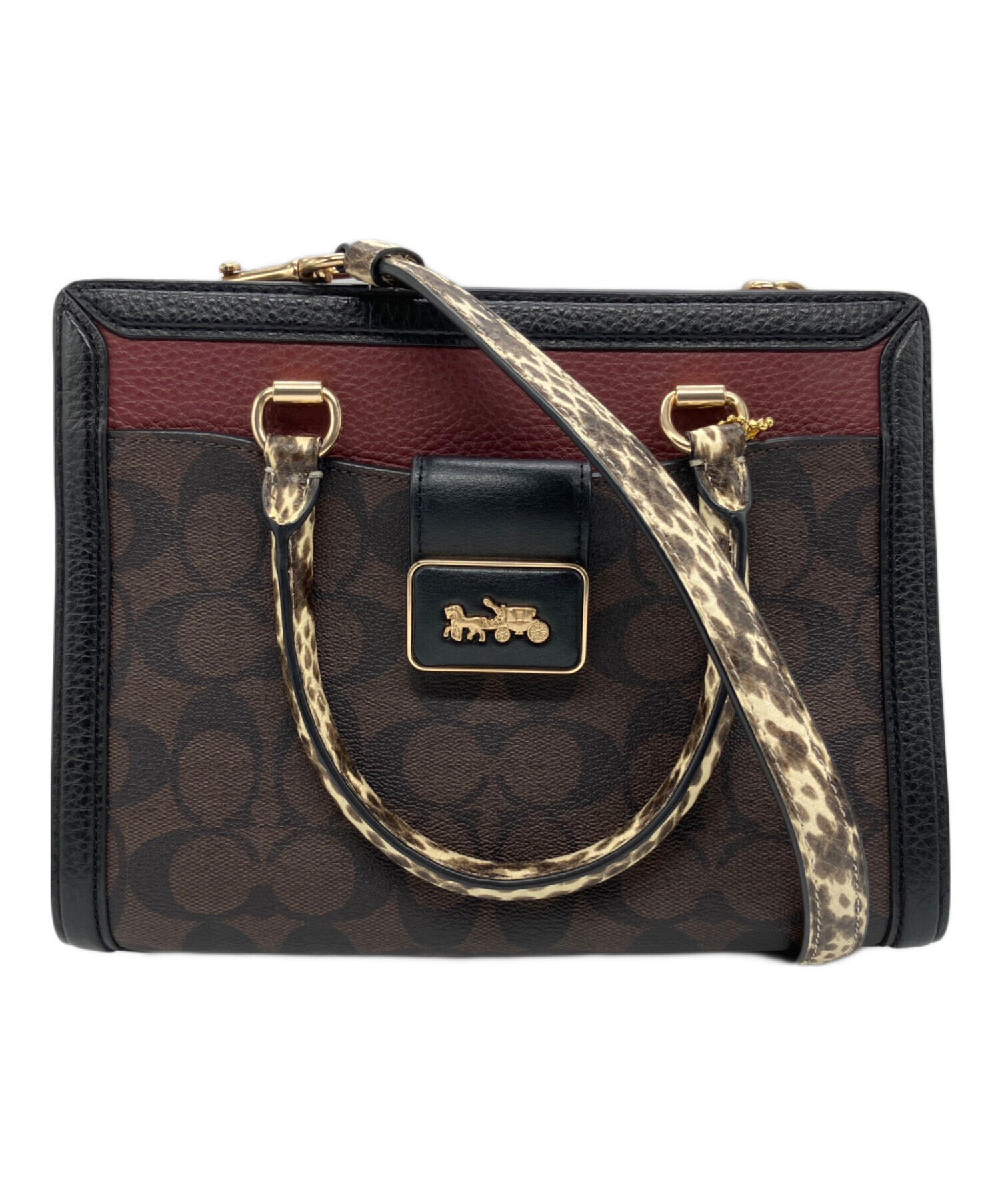 中古・古着通販】COACH (コーチ) グレース 2wayシグネチャーバッグ