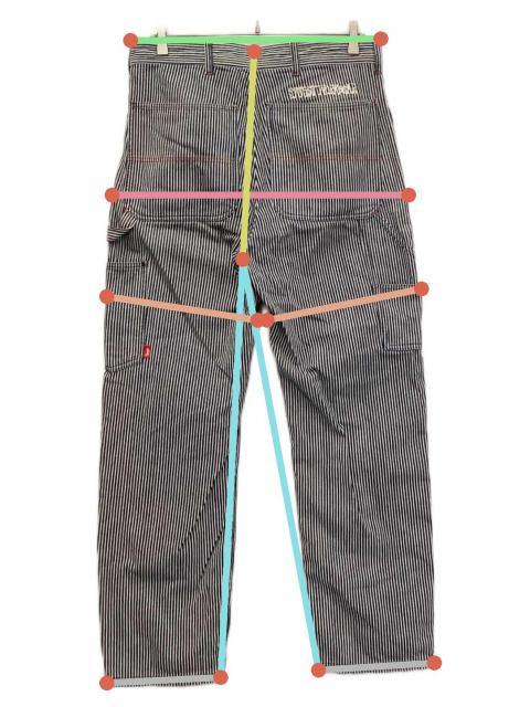 中古・古着通販】stussy (ステューシー) ダブルニーヒッコリー