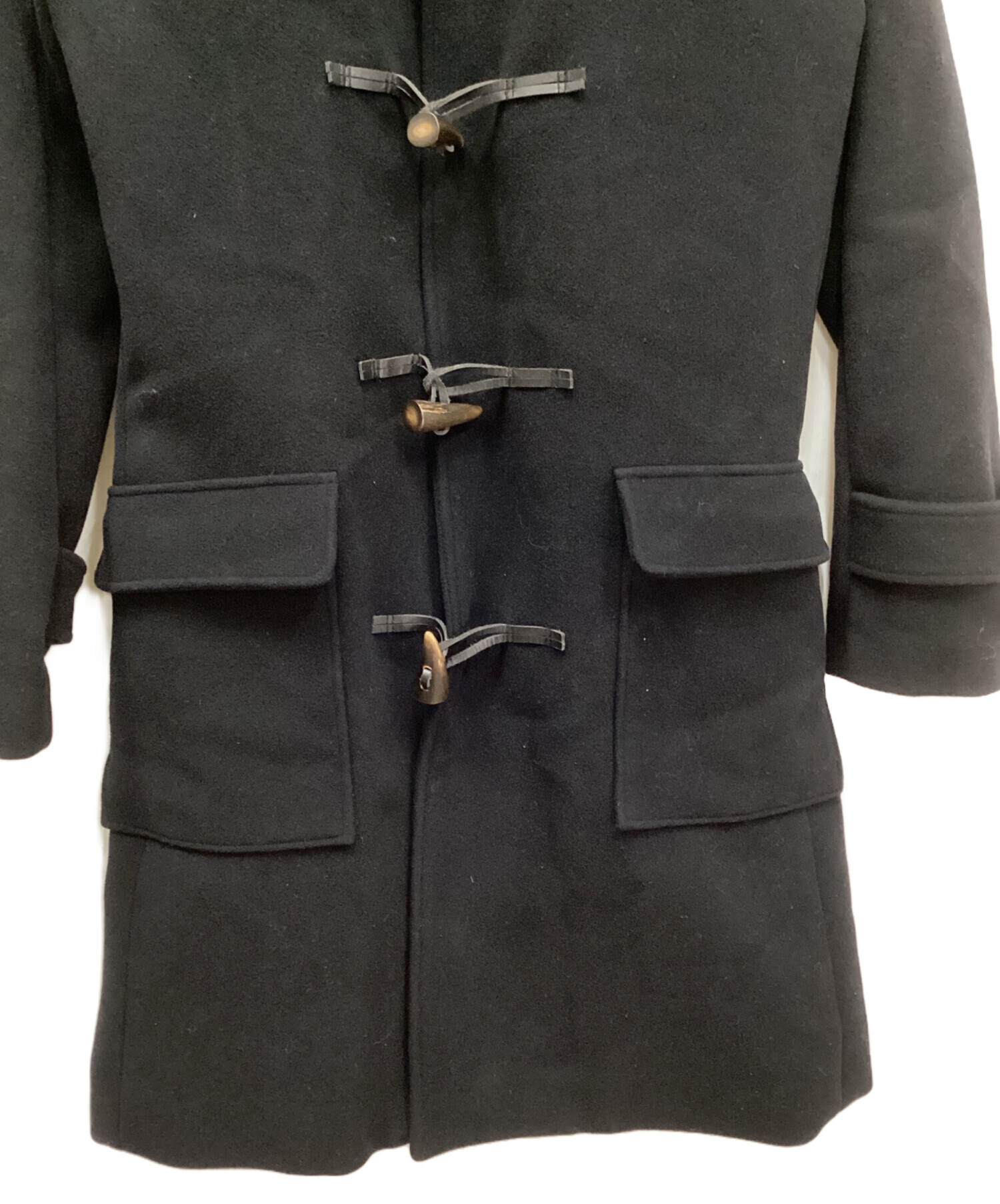 wjk チャコールグレー ダッフルコート Sサイズ 中古・古着通販】wjk (ダブルジェイケー) ダッフルコート ブラック